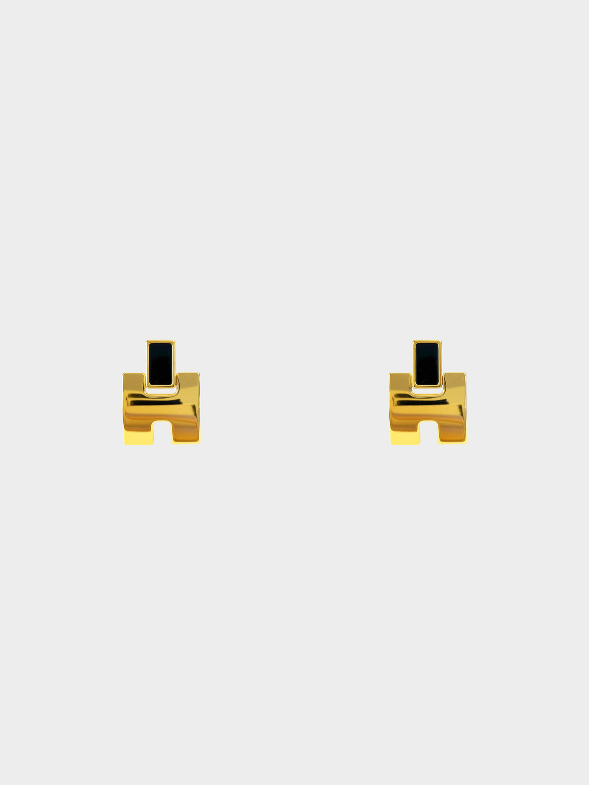 Hermès 2010s Gold Eileen Earrings