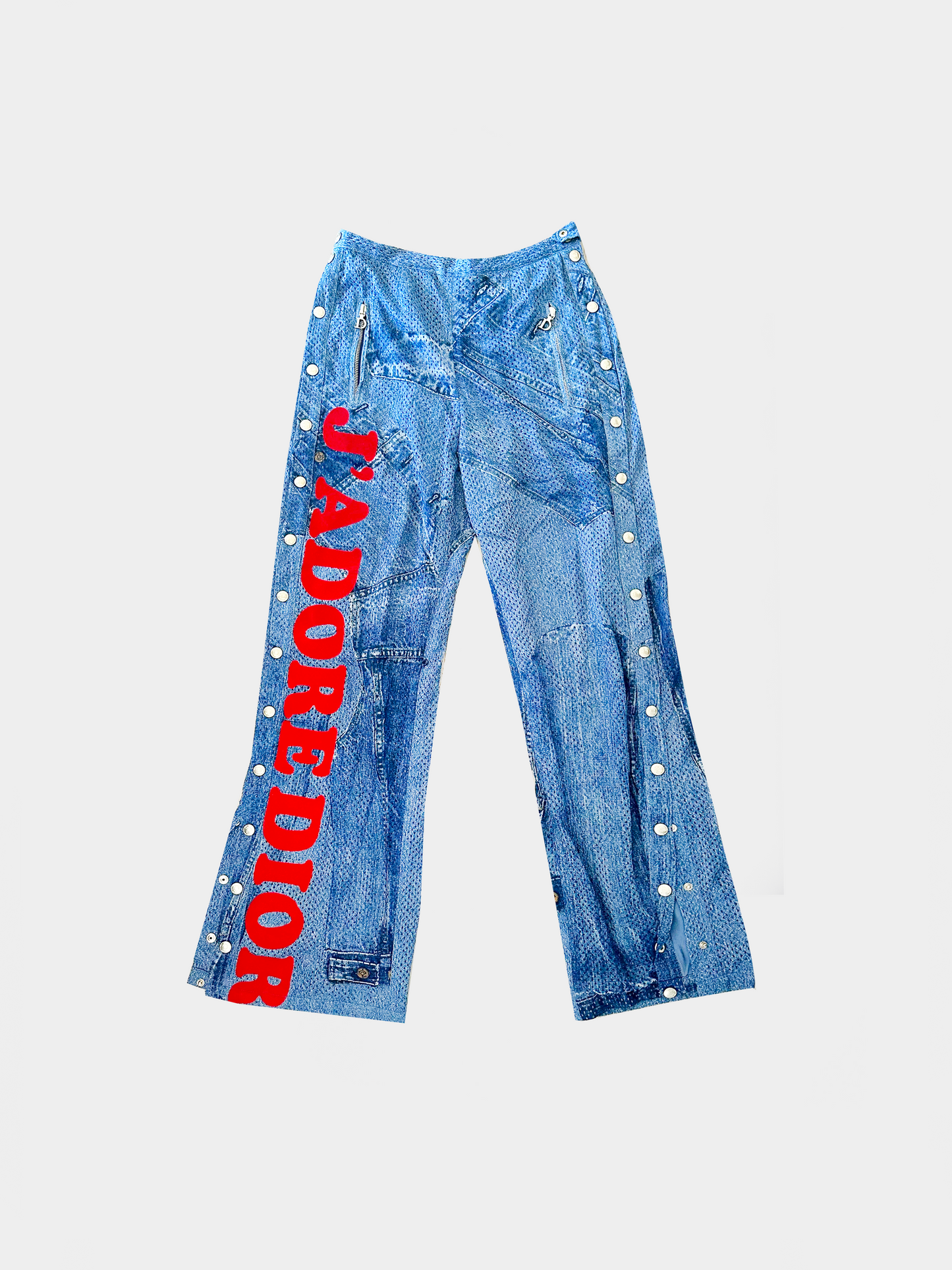 Christian Dior 2000s J'adore Blue Rare Mesh Pants