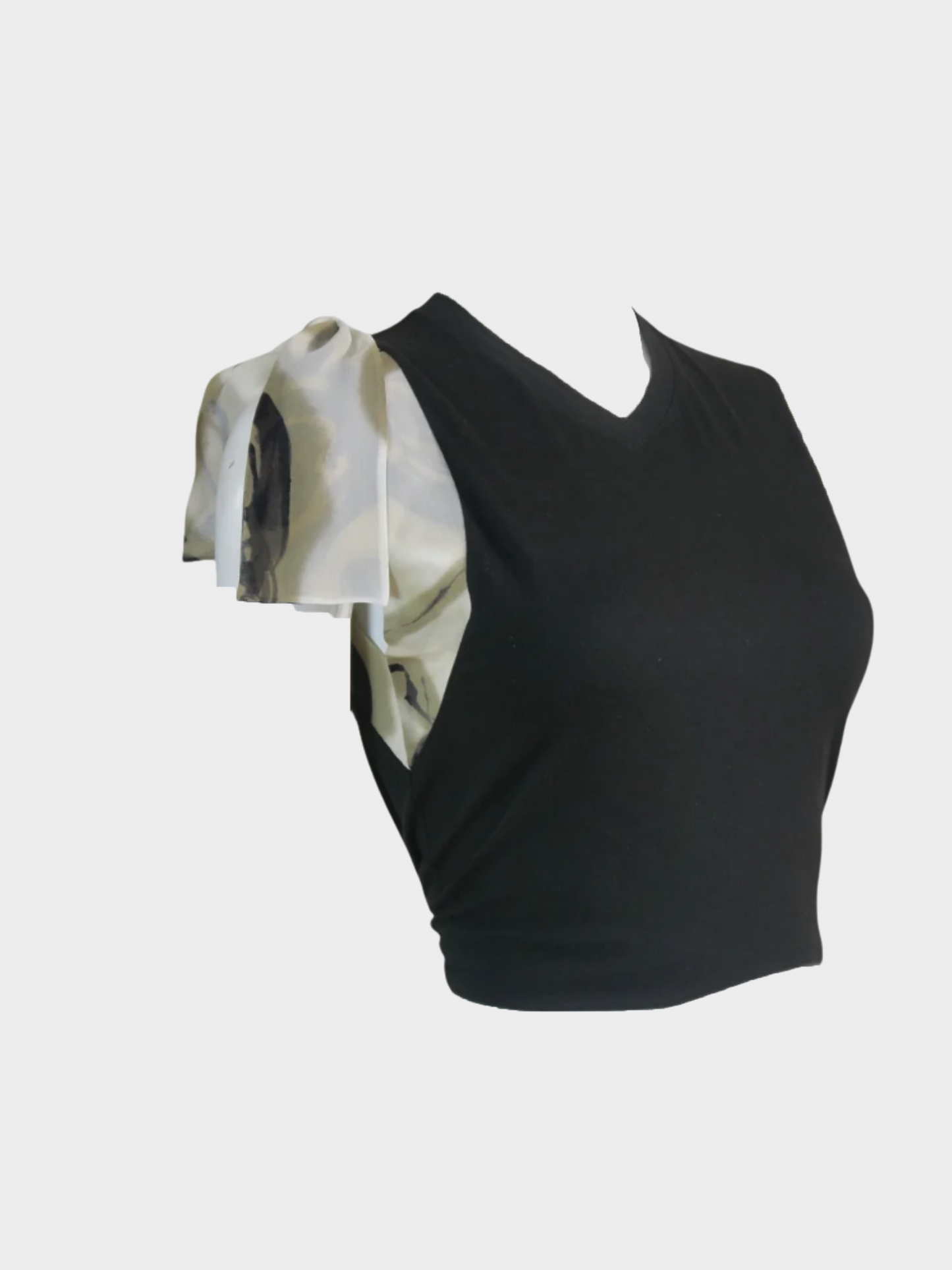 Christian Dior FW 2001 Sheer Silk Top and Skirt Set