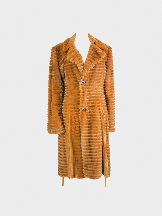 Christian Dior FW 2006 Brown Mink Fur Coat