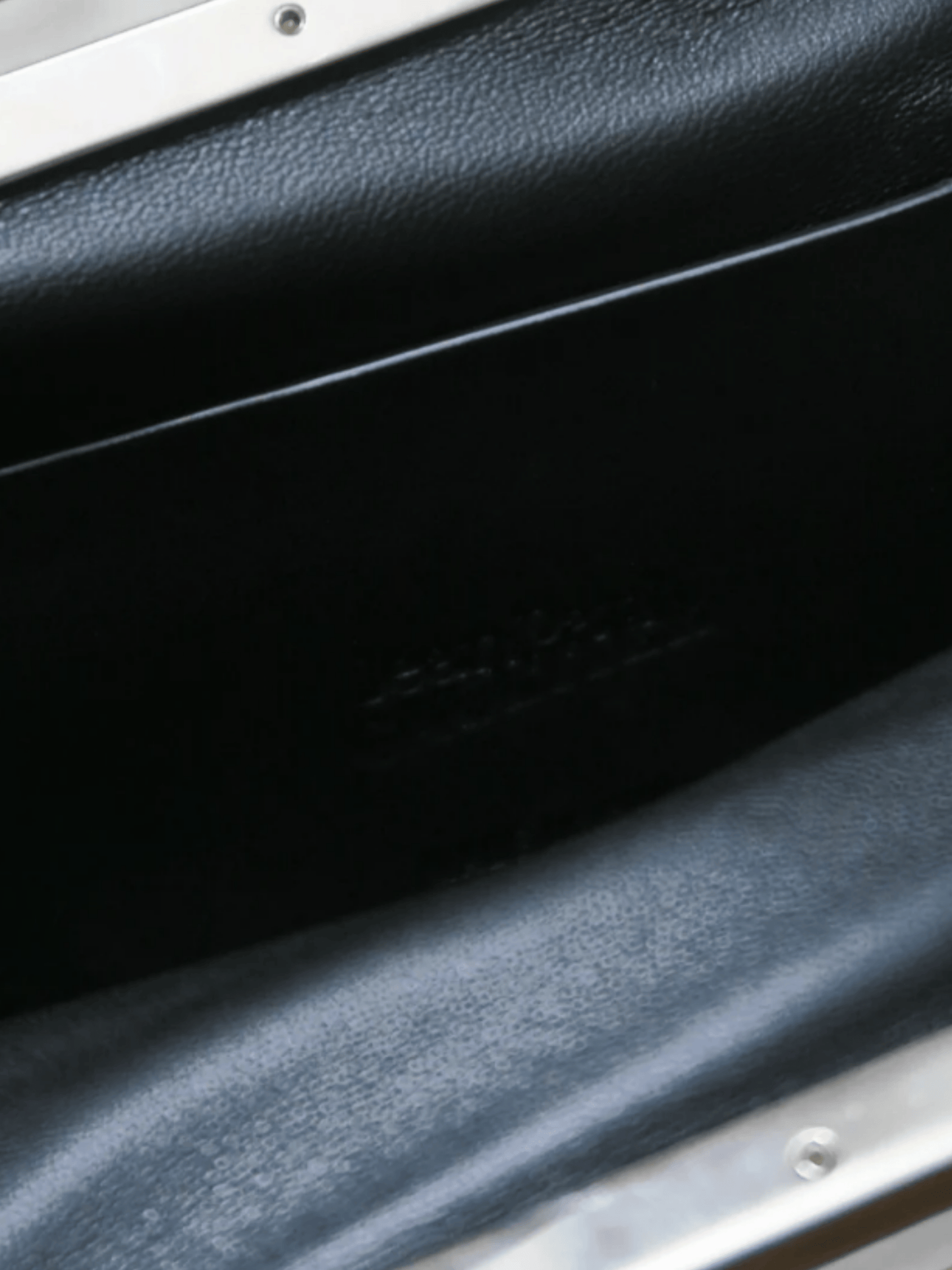 Jean Paul Gaultier 1990s Black Ring Clutch Bag