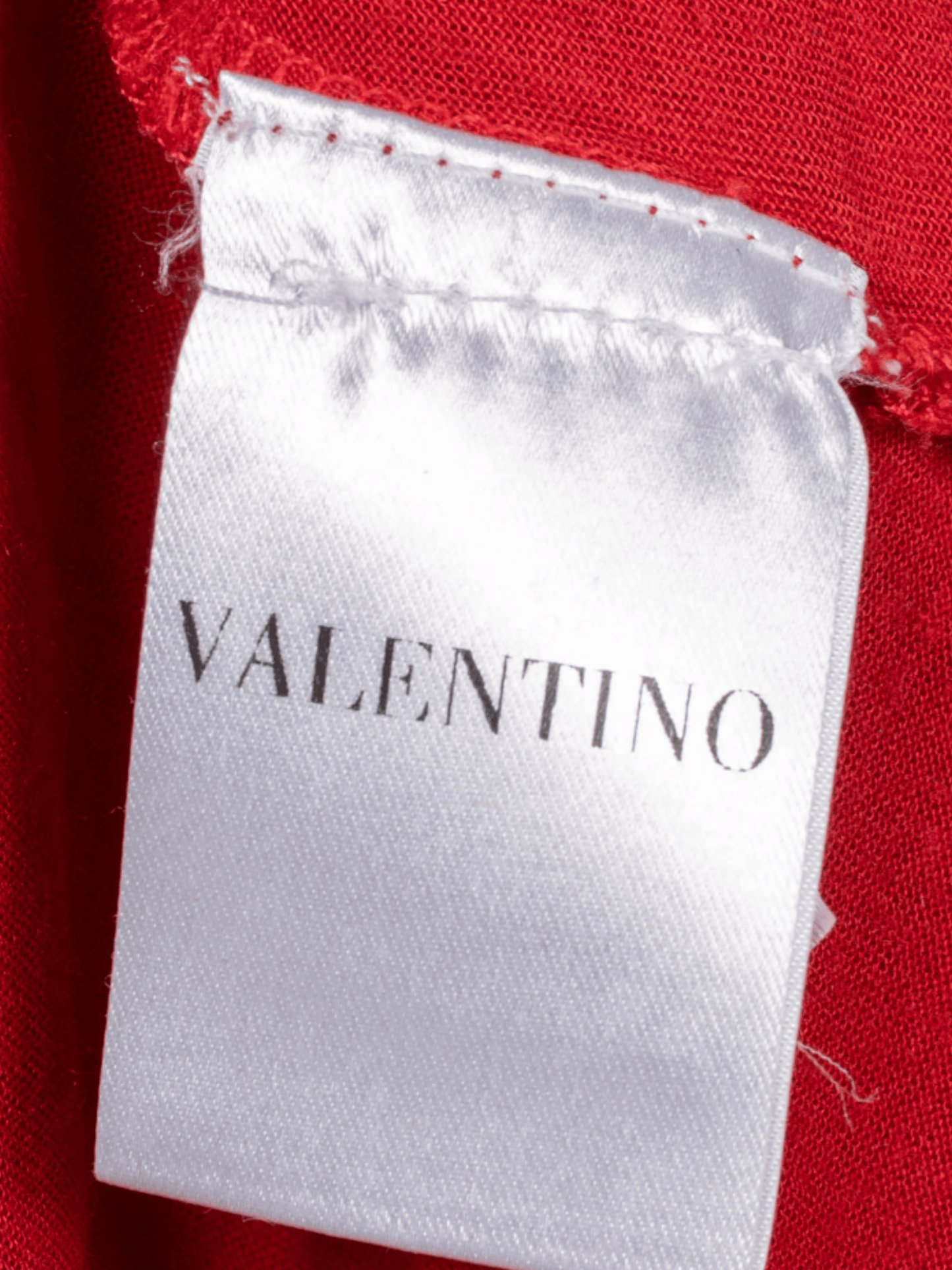 Valentino 2000s Red Viscose-Knit Bow-Waist Cardigan