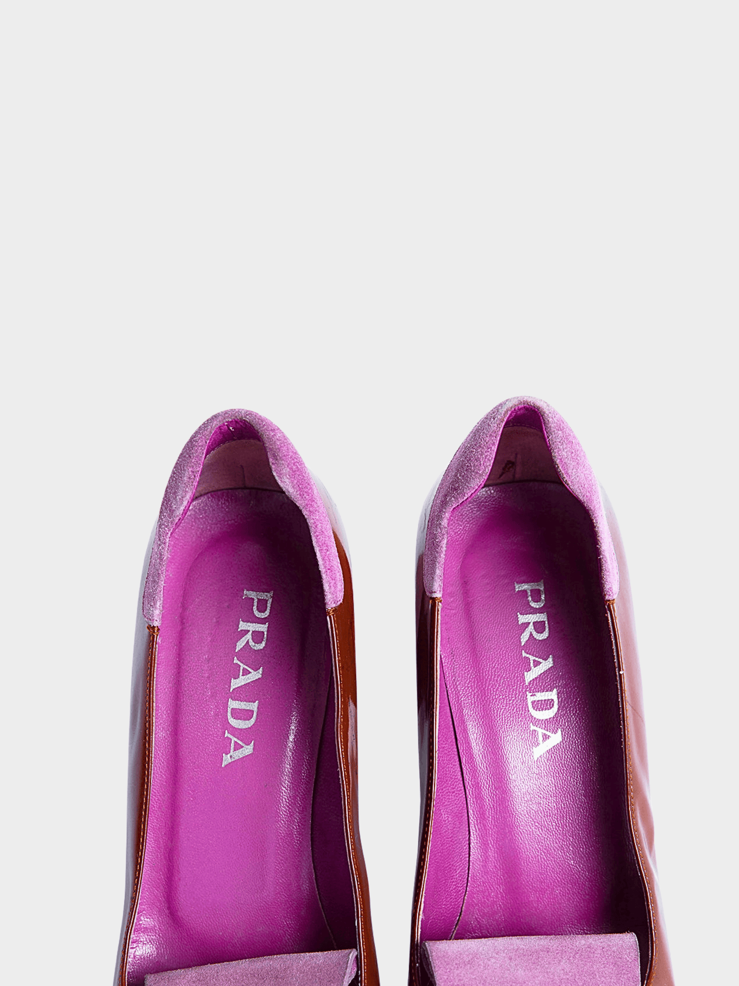 Prada FW 1999 Purple Loafer Heels