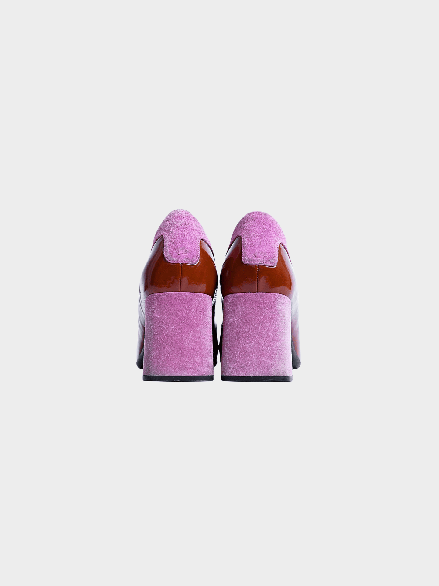 Prada FW 1999 Purple Loafer Heels