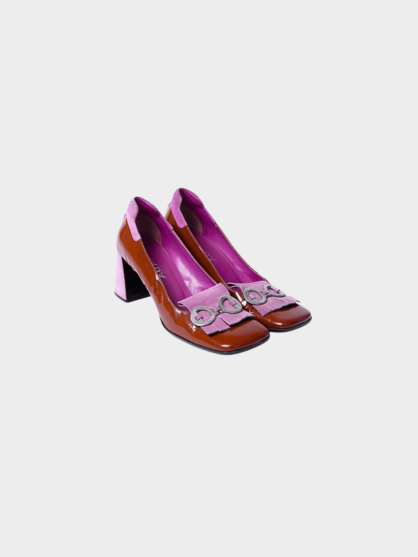 Prada FW 1999 Purple Loafer Heels