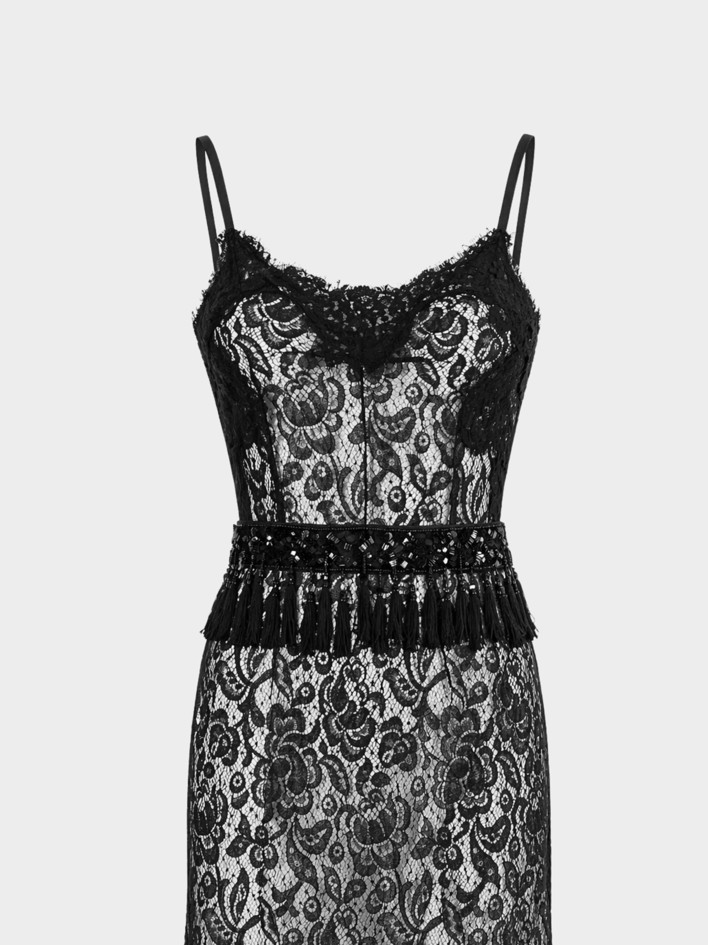 Dolce and Gabbana 1990s Rare Black Lace Dress
