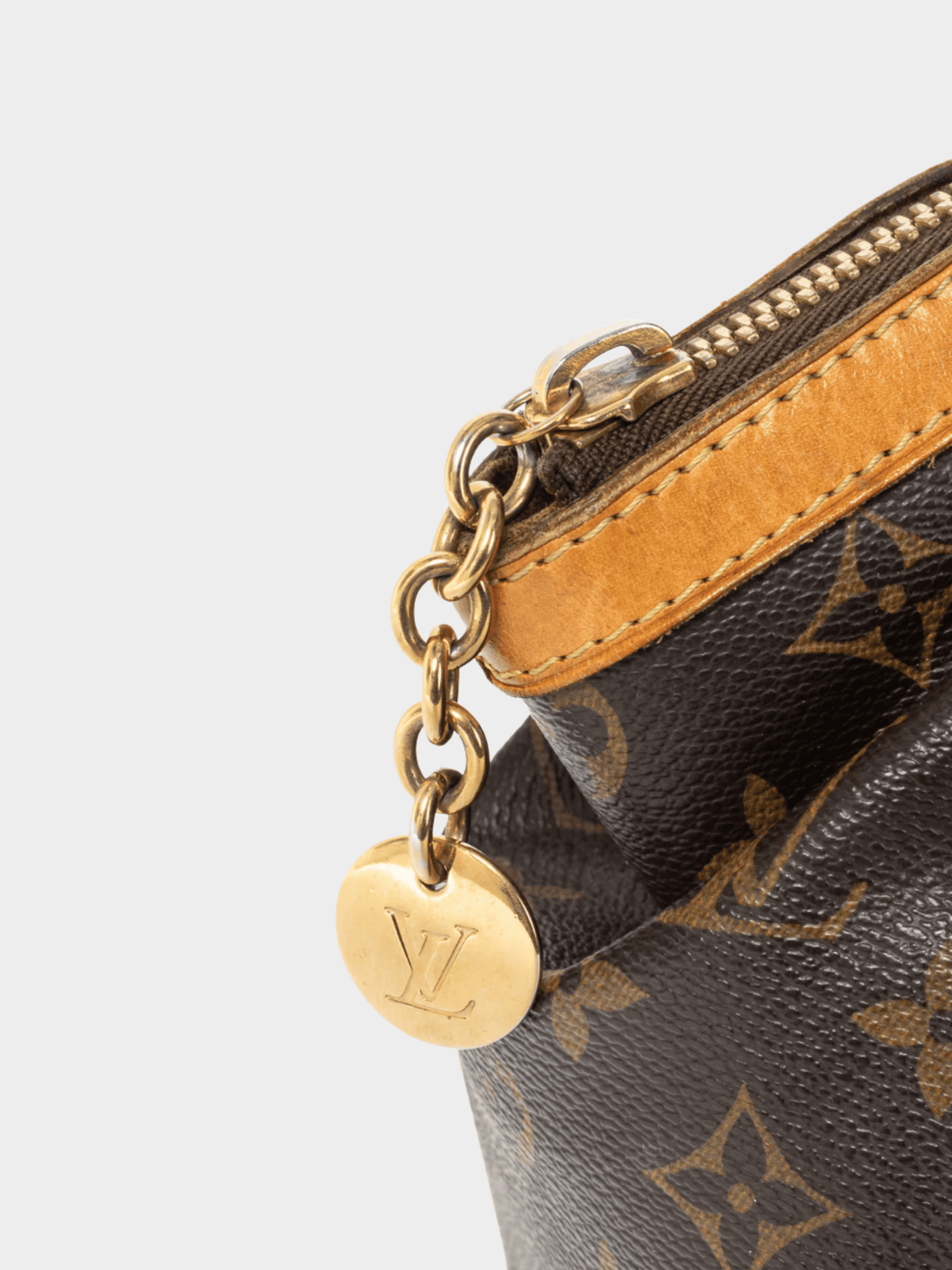 Louis Vuitton 2008 Tivoli PM Monogram Canvas and Leather-Trim Handbag