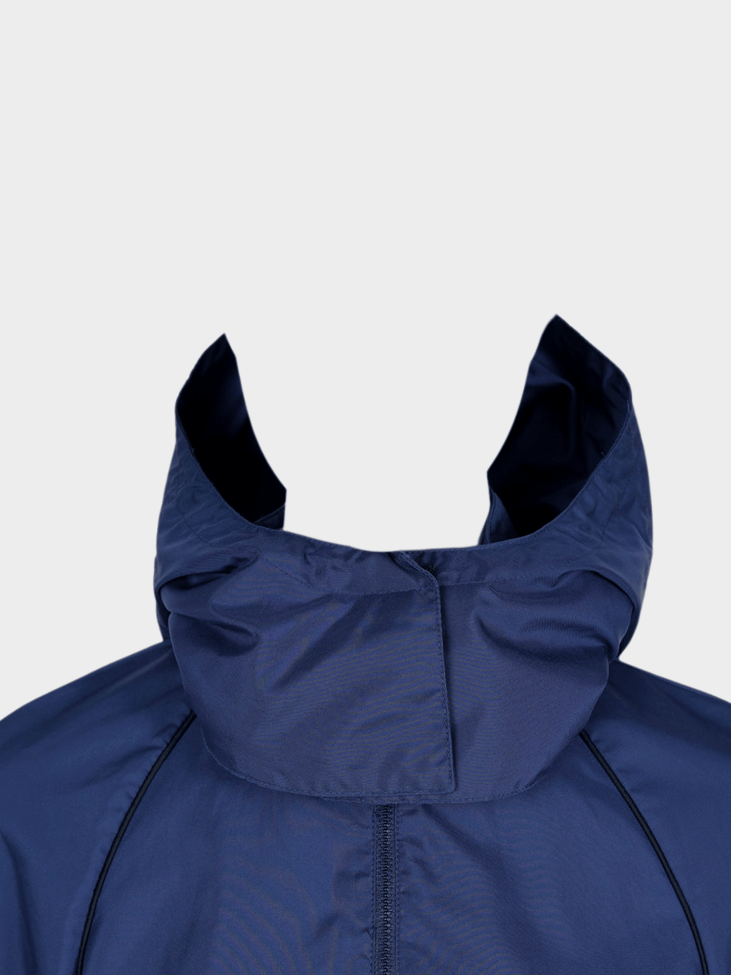 Miu Miu SS 1999 Navy Hooded Nylon Jacket