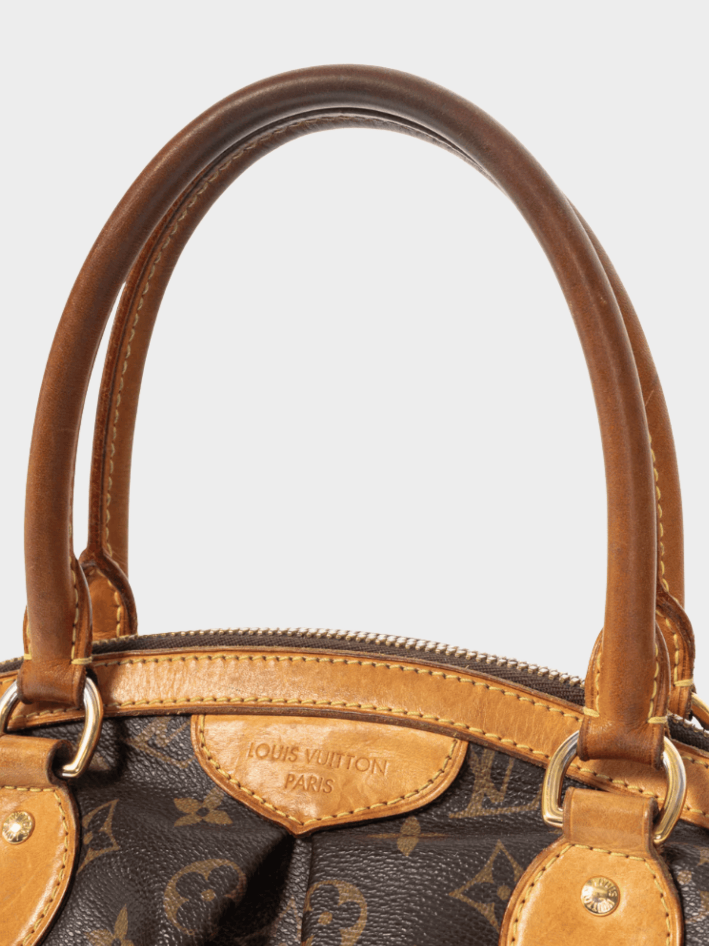Louis Vuitton 2008 Tivoli PM Monogram Canvas and Leather-Trim Handbag