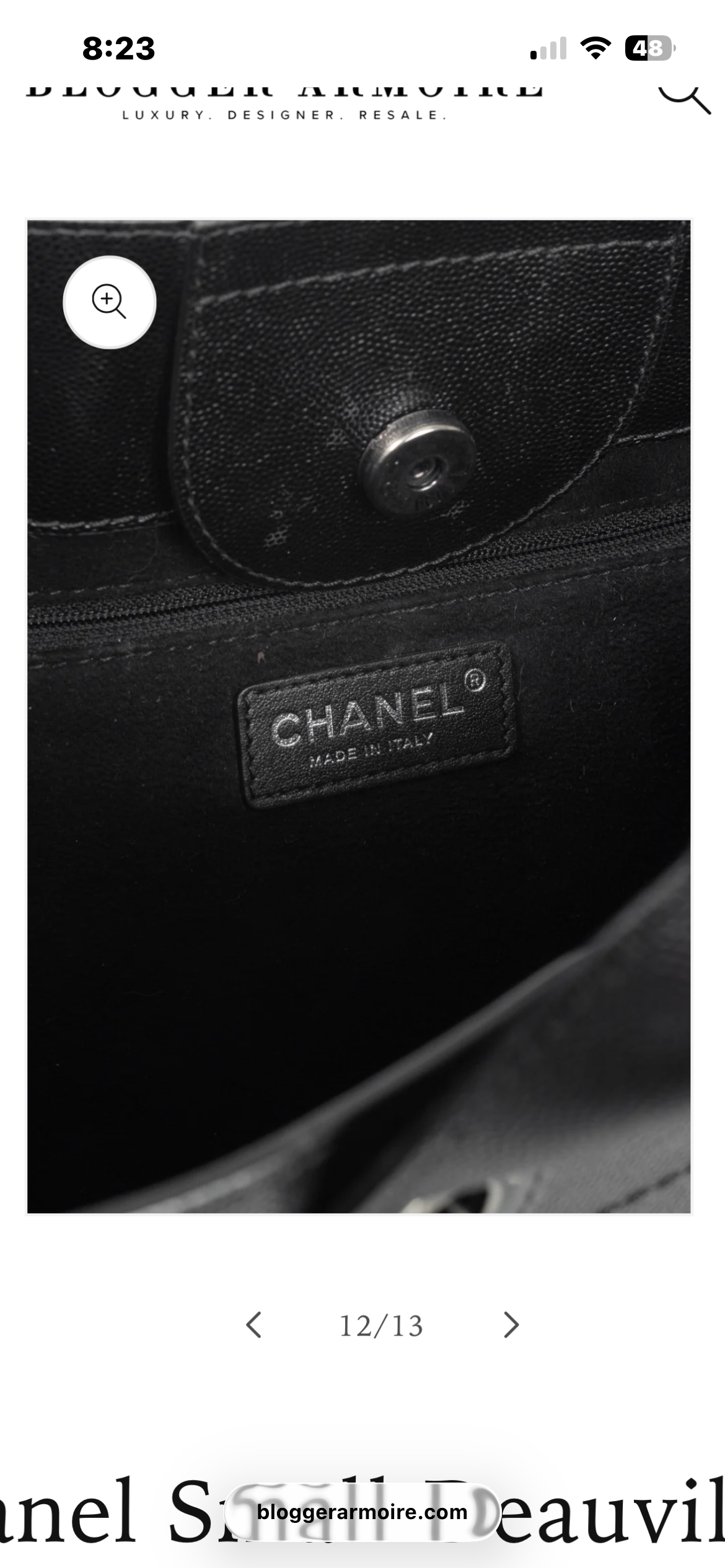 Chanel 2000s Small Deauville Black Caviar Studded Tote