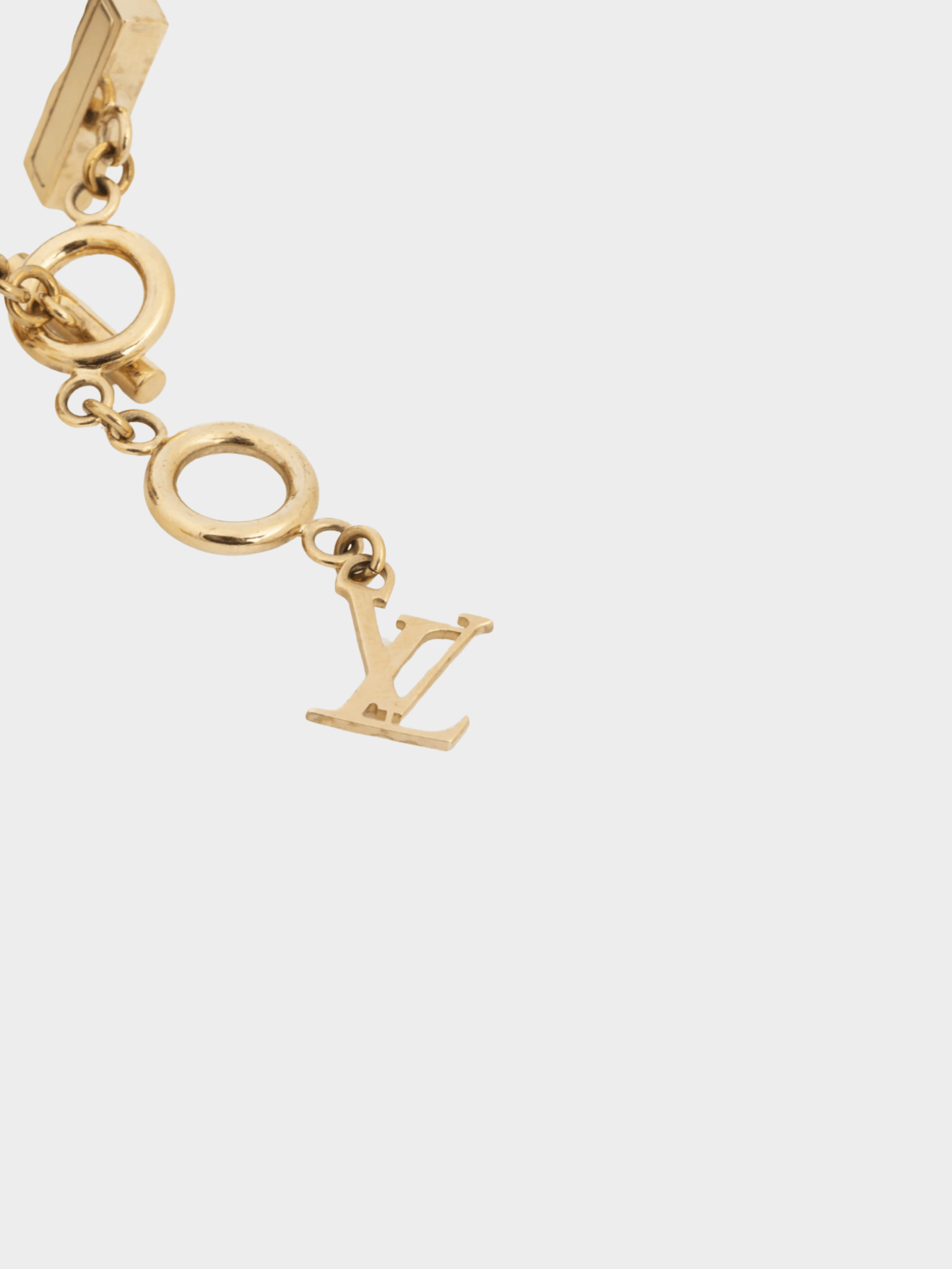Louis Vuitton 2012 Cry me a River Grey and Ivory Faux-Pearl Crystal Bracelet