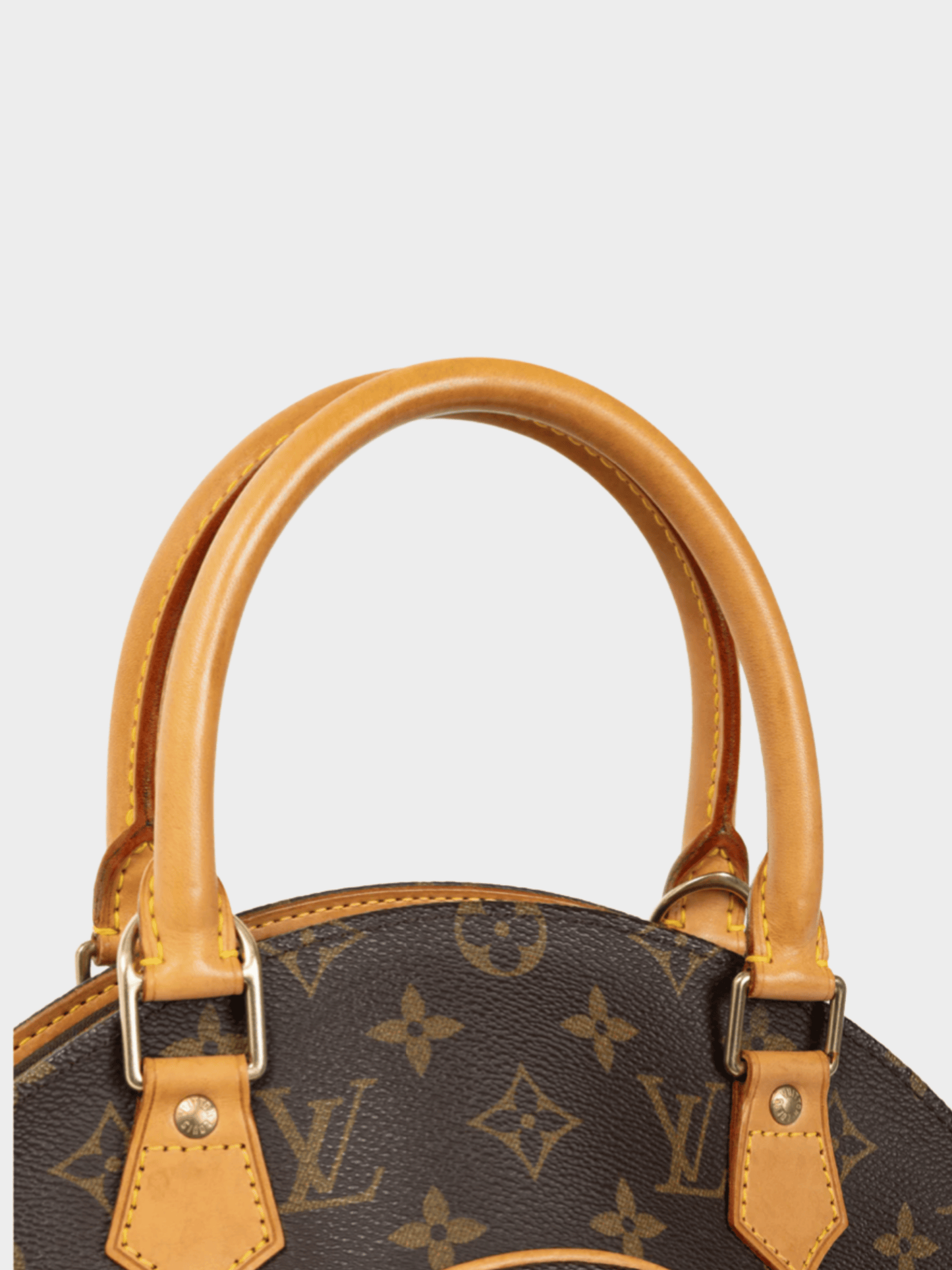 Louis Vuitton 2010s Ellipse PM Monogram Canvas Structured Handbag