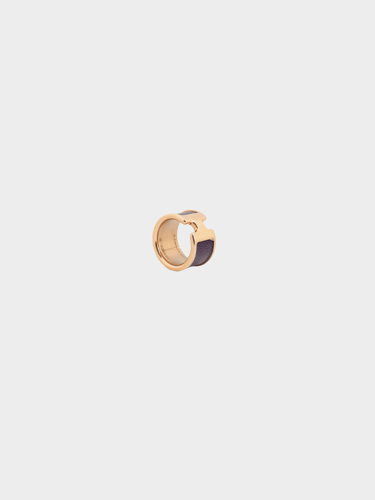 Hermes 2010s Berry Olympe Large Model Cassis Madame Calfskin GHW Ring