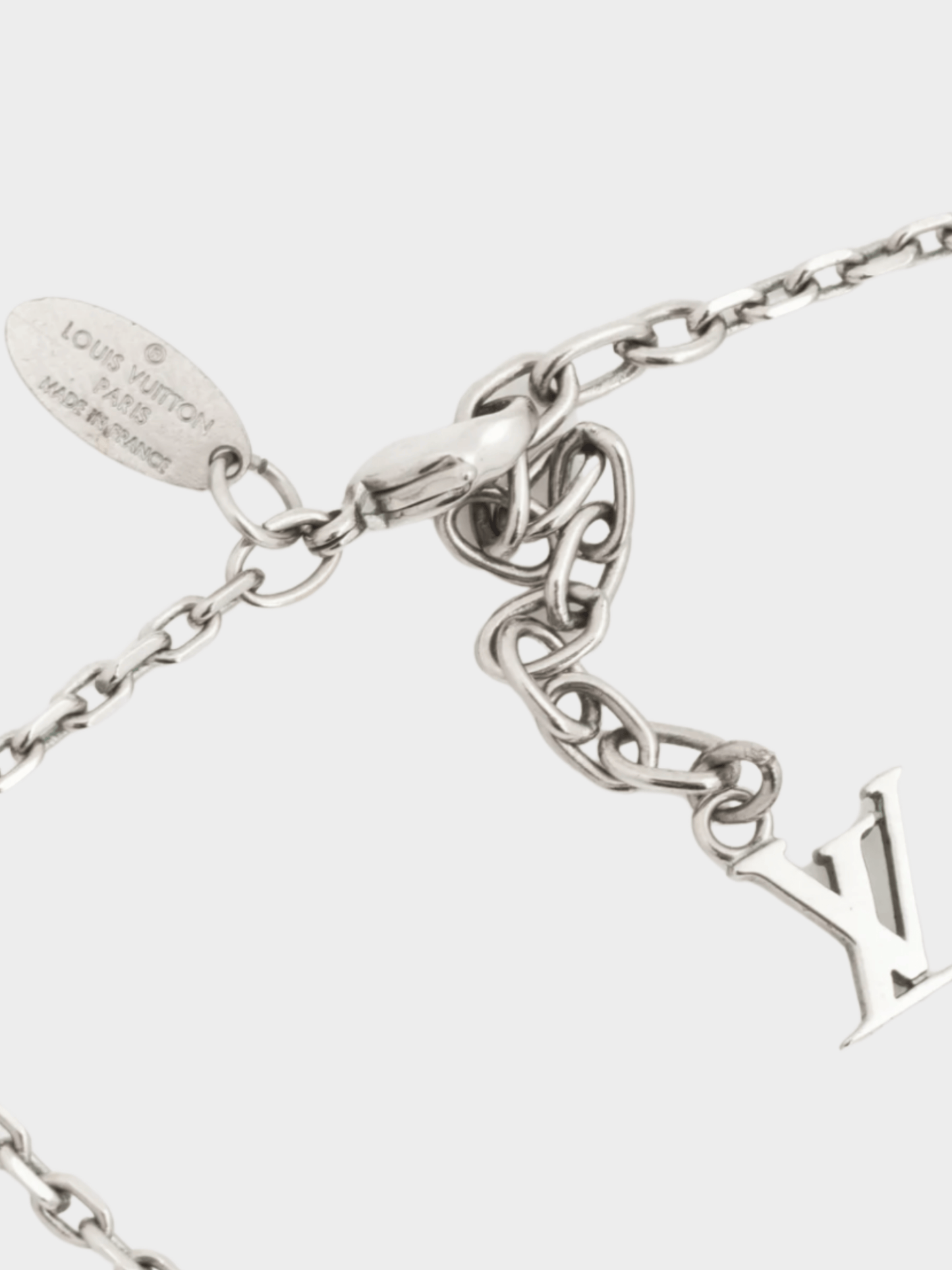 Louis Vuitton 2010s Gamble Multi-Colour Crystal Chain Necklace