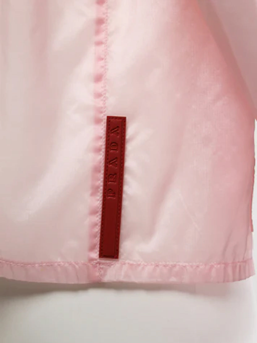 Prada 2000s Sports Sheer Pink Jacket