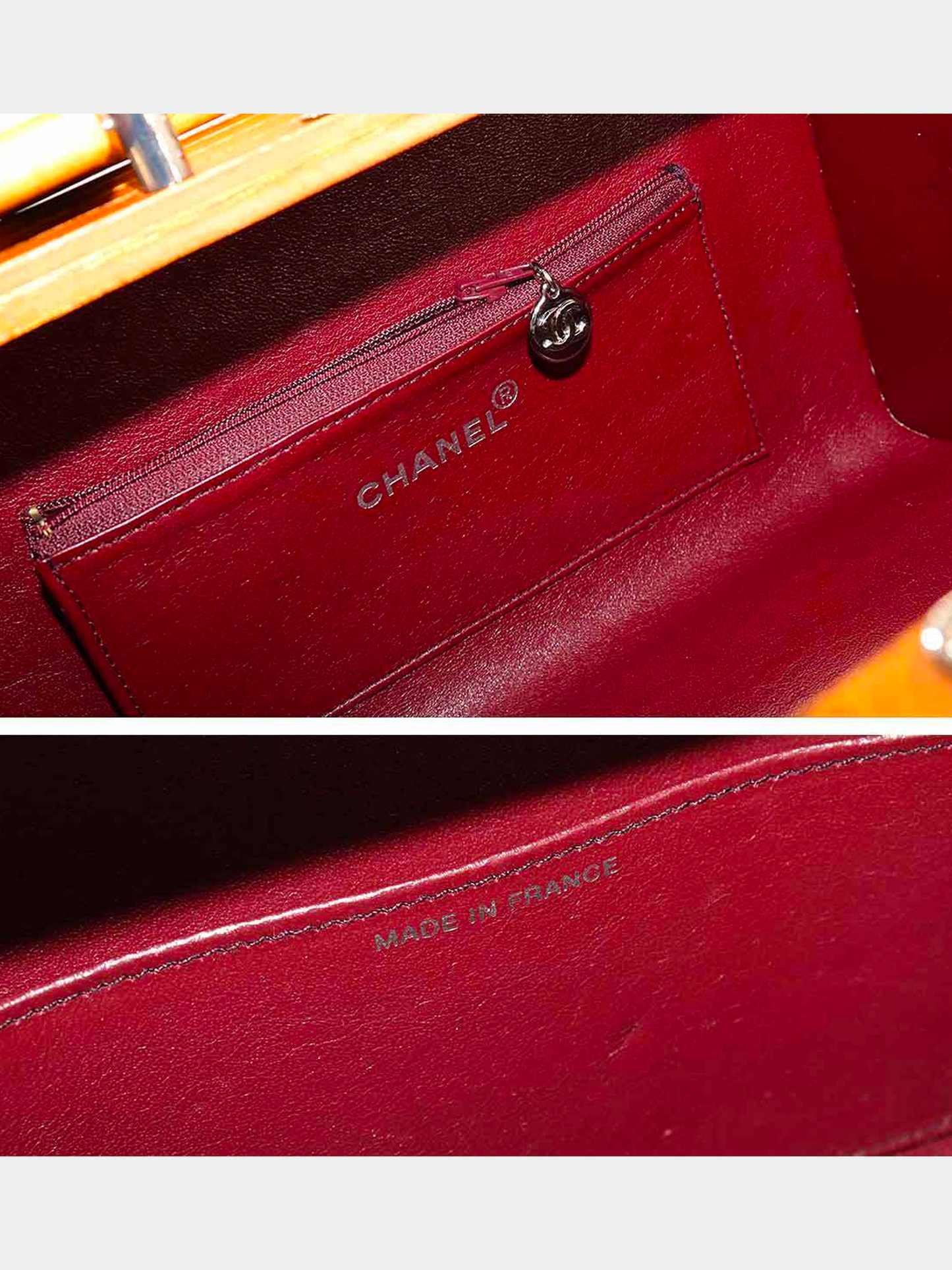 Chanel 1995 FW Wooden Box Handbag Case