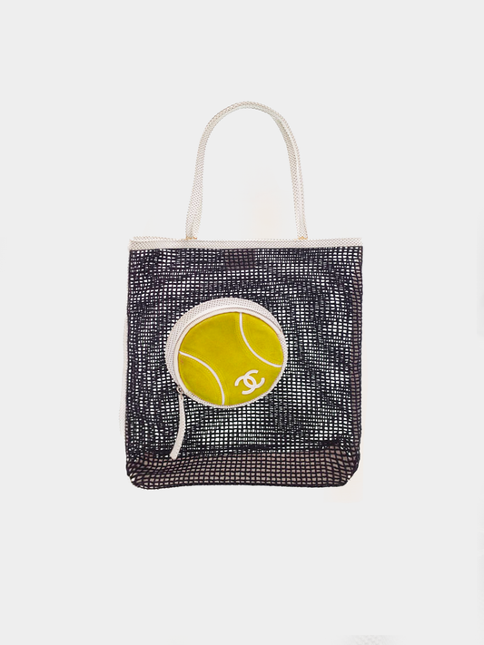 Chanel Rare 2000s Tennis Ball Mesh Tote Bag