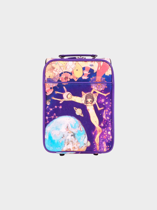 Issey Miyake x Aya Takano 2004 Purple Rolling Suitcase
