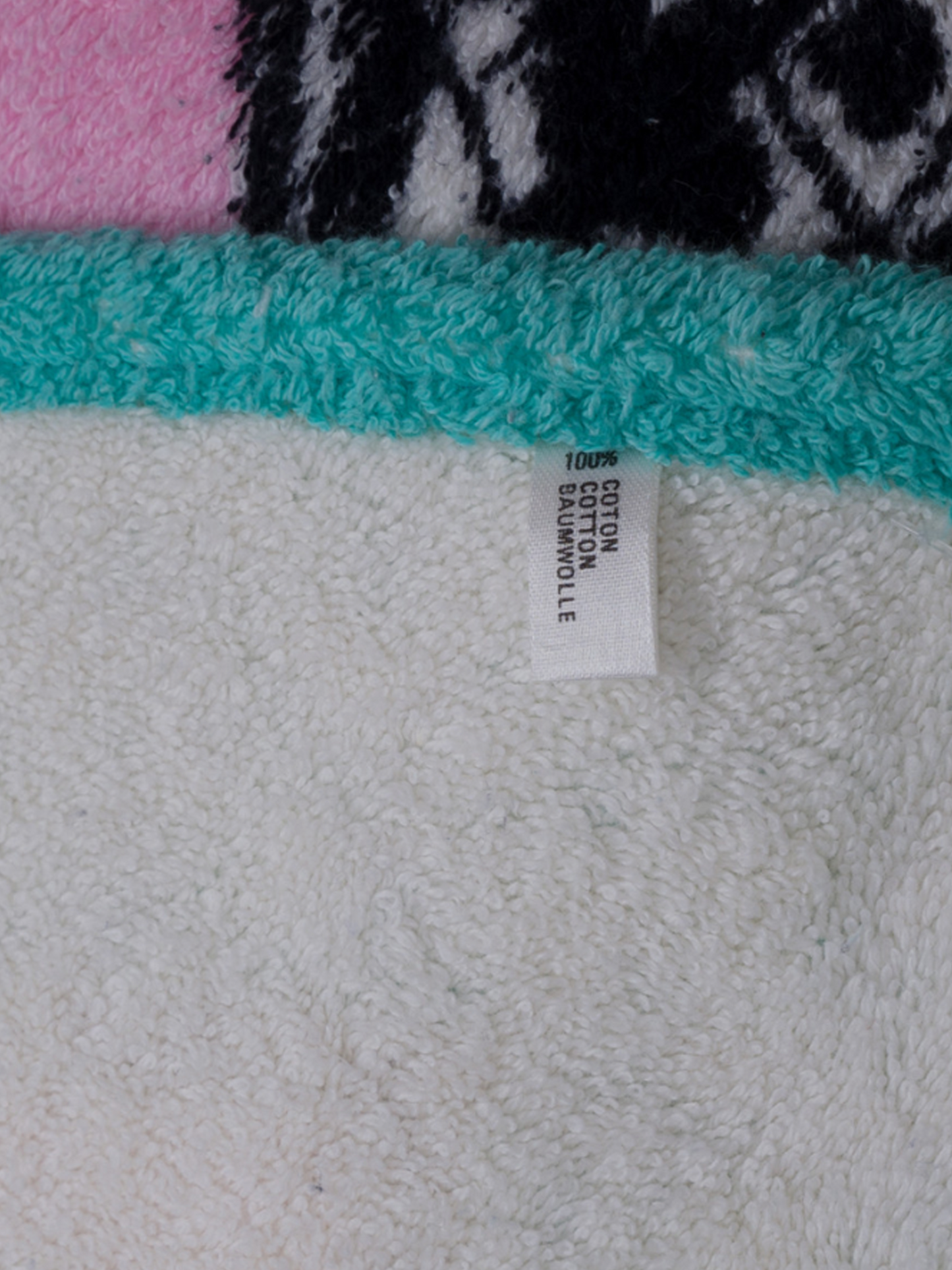 Chanel by Karl Lagerfeld Spring 1994 Pink Iconic Printed Beach Towel