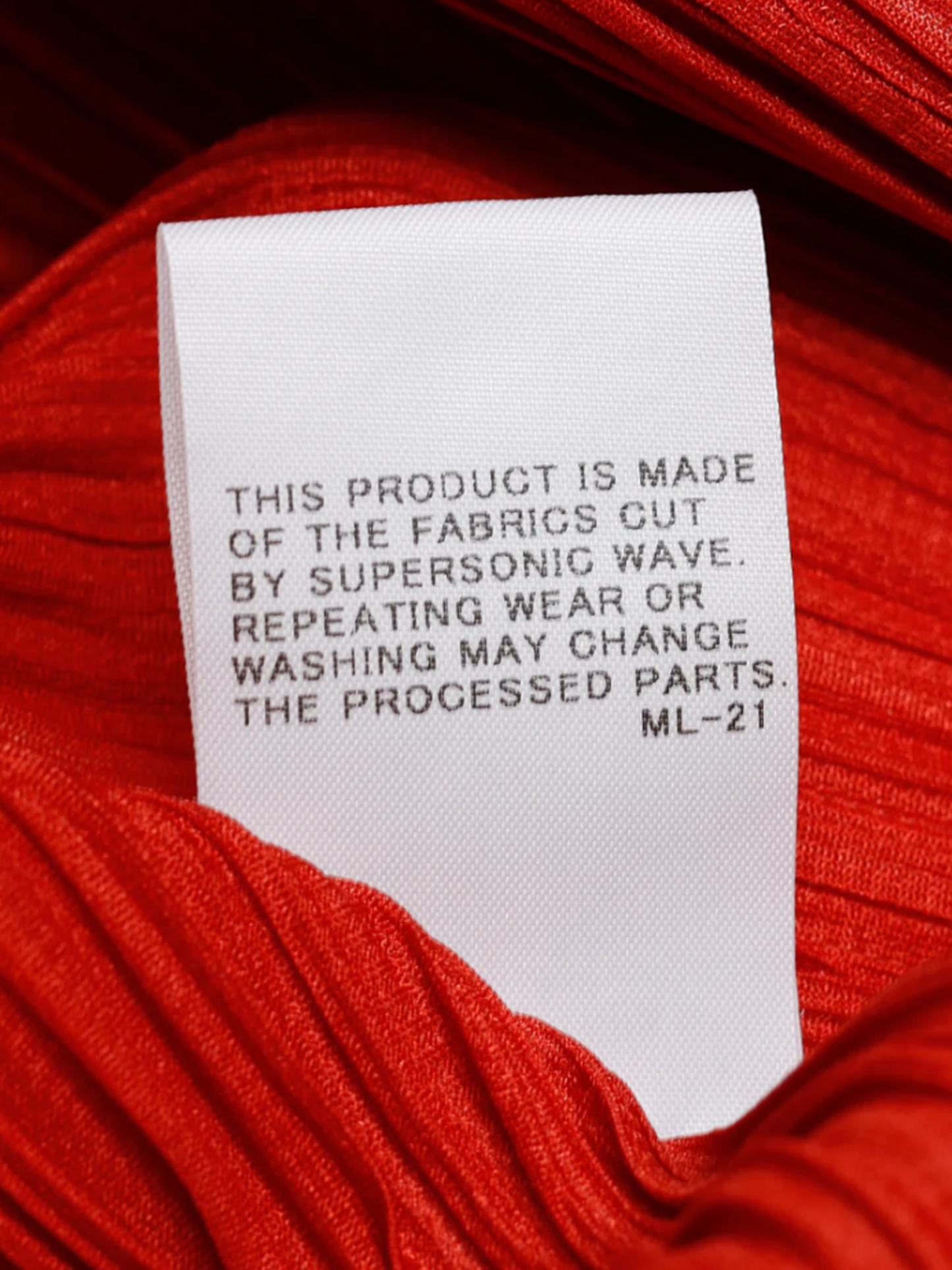 Issey Miyake Pleats Please 2000s Rust Red Pleated Open-Front Cardigan
