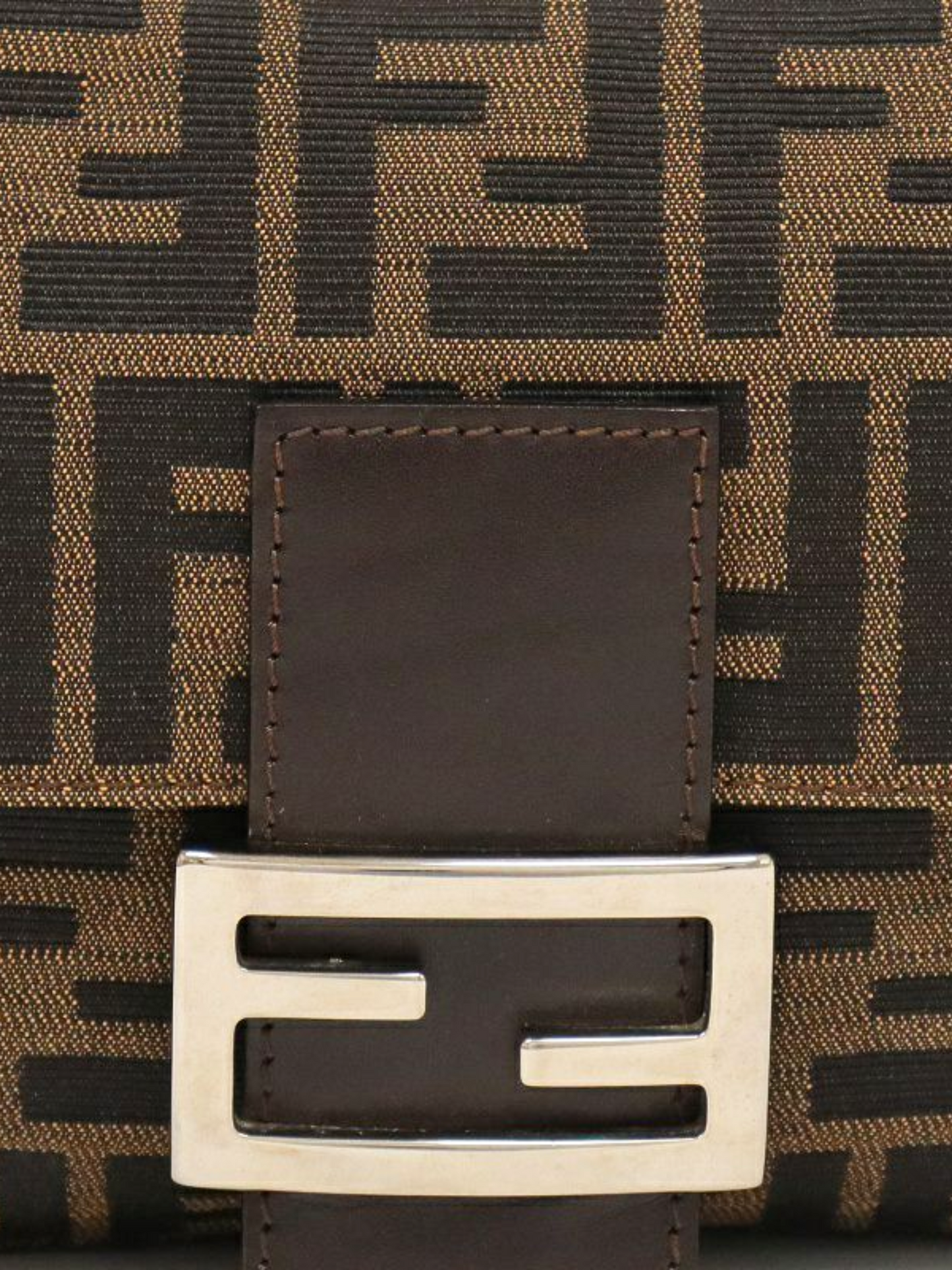 Fendi 2010s Zucca Canvas Baguette Bag