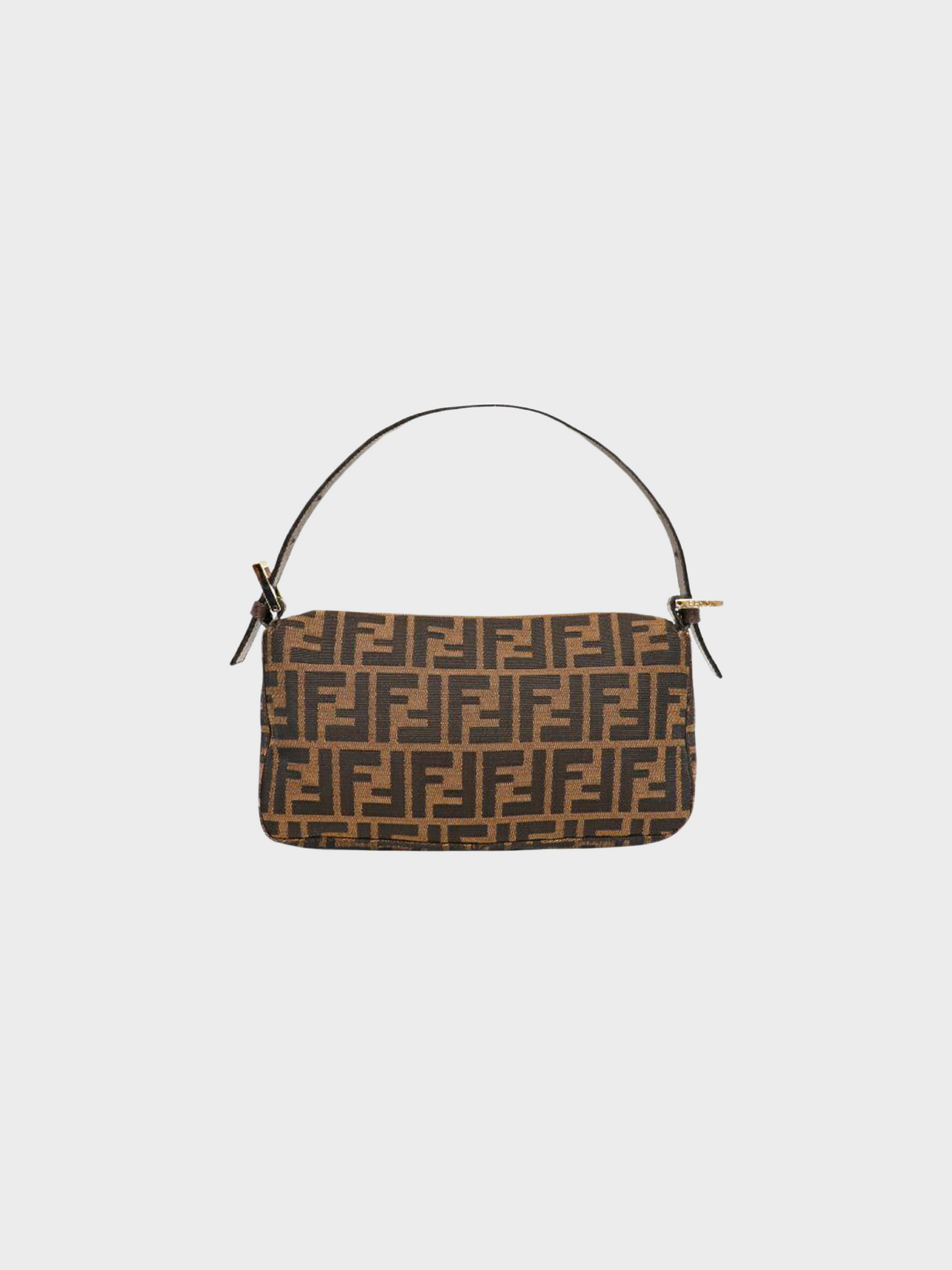 Fendi 2010s Zucca Canvas Baguette Bag