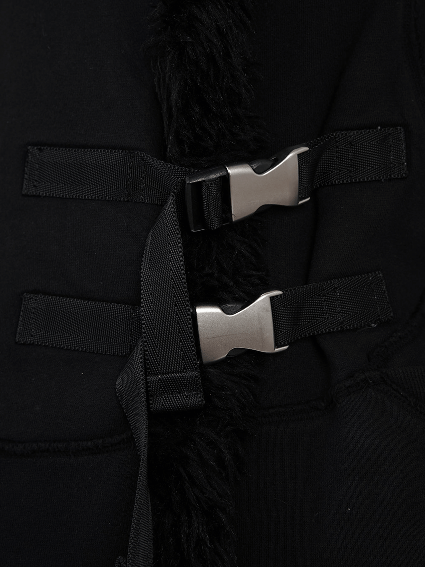 Issey Miyake FW 2004 Black Shearling Jacket