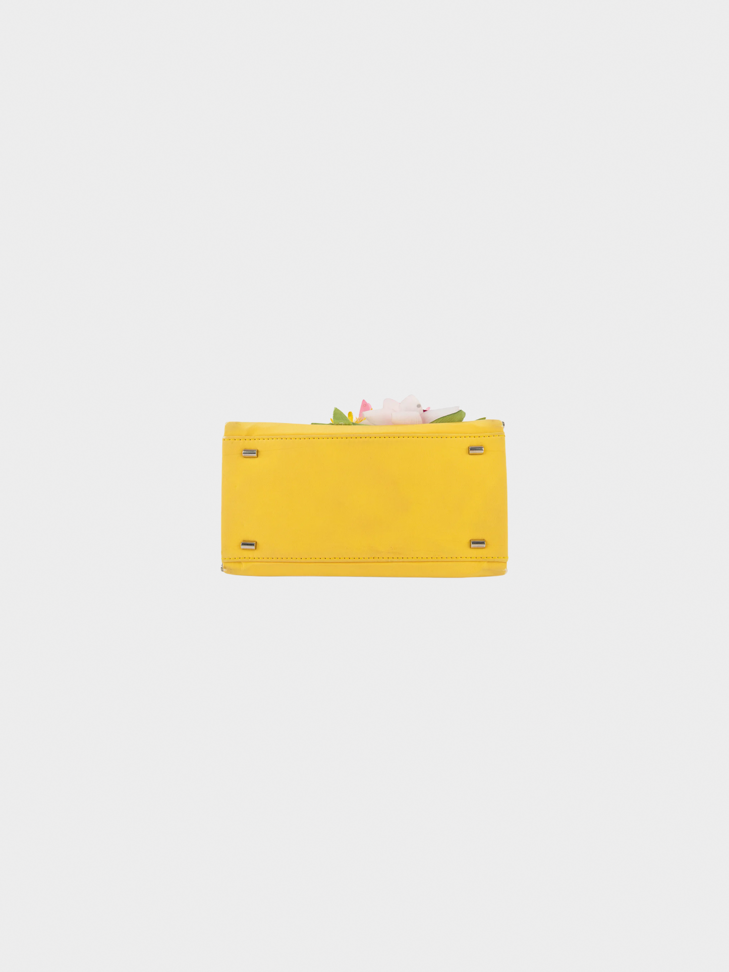 John Galliano SS 2005 Yellow Floral Bag
