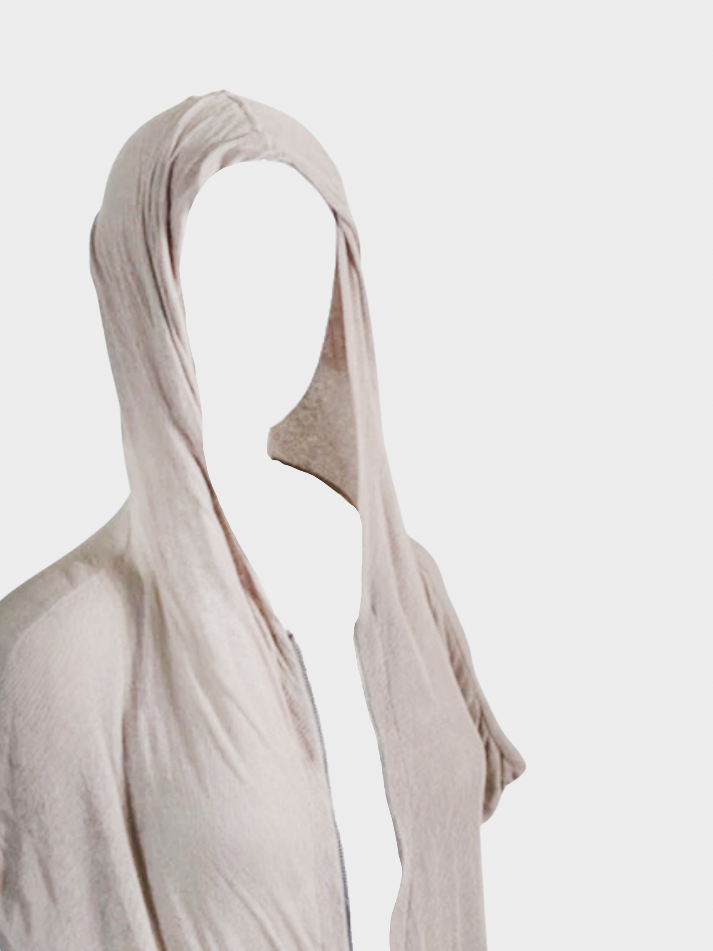 Jean Paul Gaultier 2000s Hooded Short Sleeve Nude Top