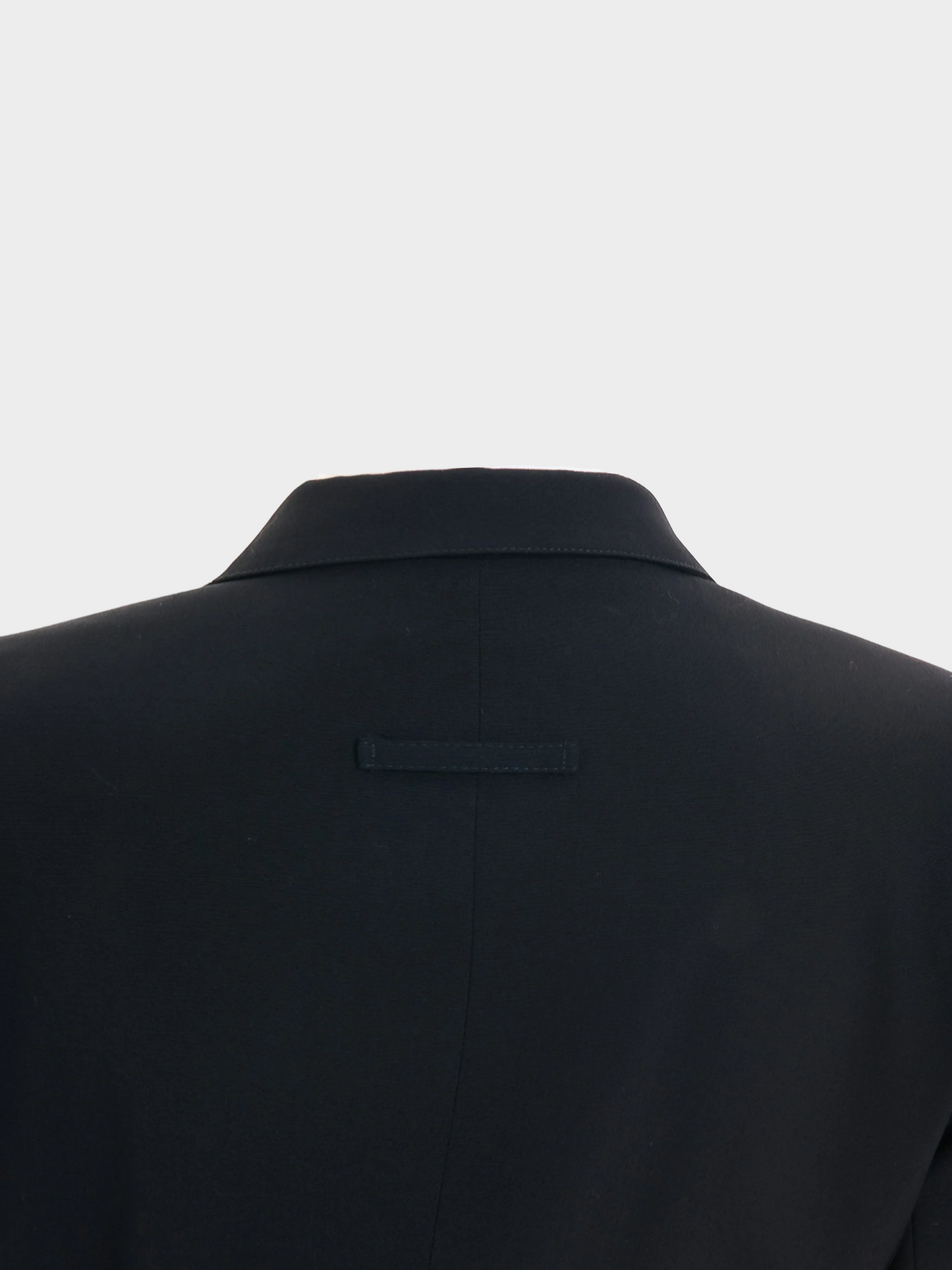 Jean Paul Gaultier SS 1992 Black Wool Double Breasted Bondage Jacket