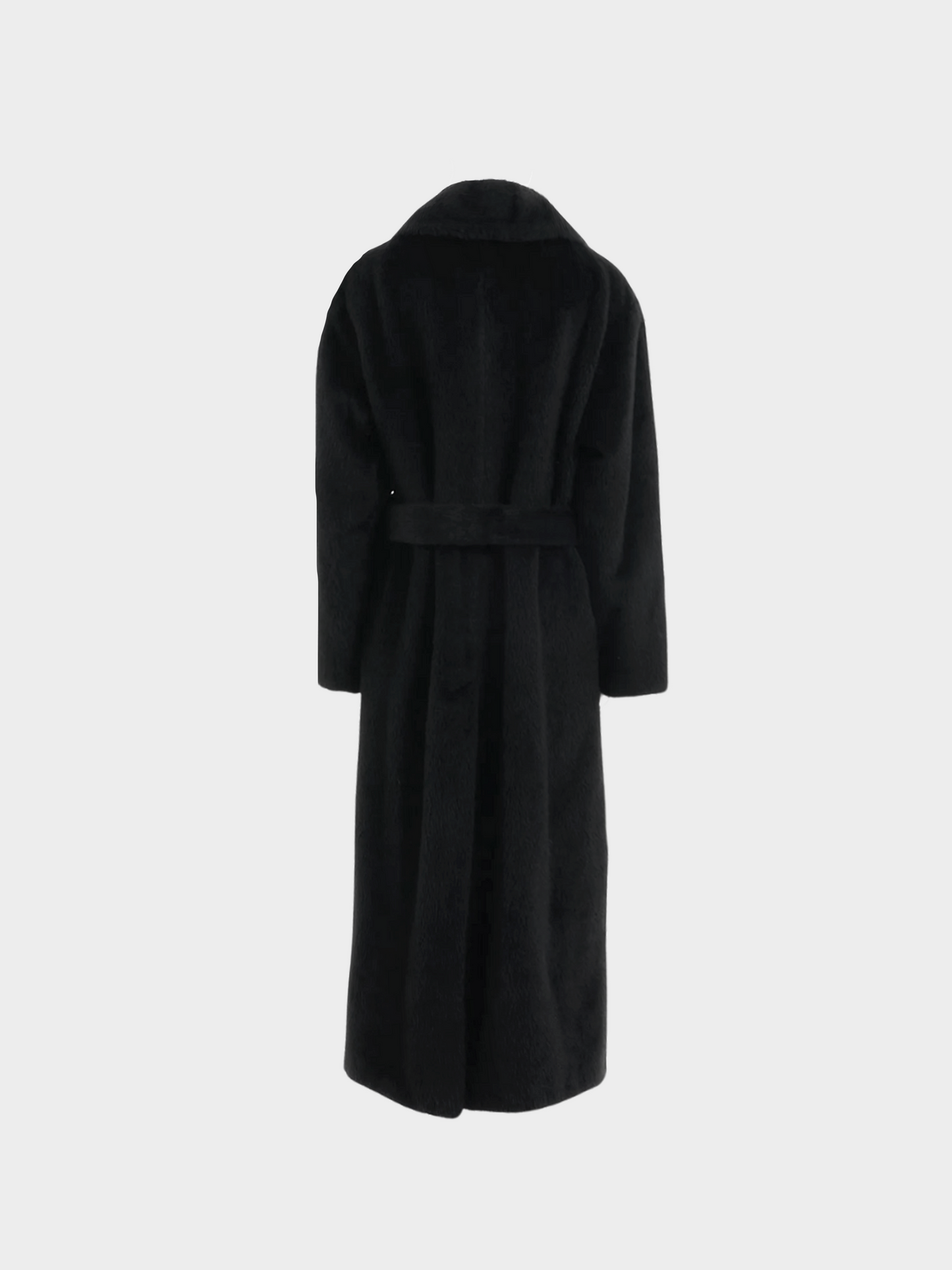 Jean Paul Gaultier 1990s Black Alpaca Wool Double Breasted Coat