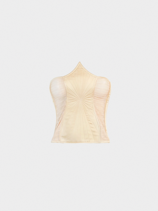 Jean Paul Gaultier x La Perla 2010 Nude Sculptural Corset Top