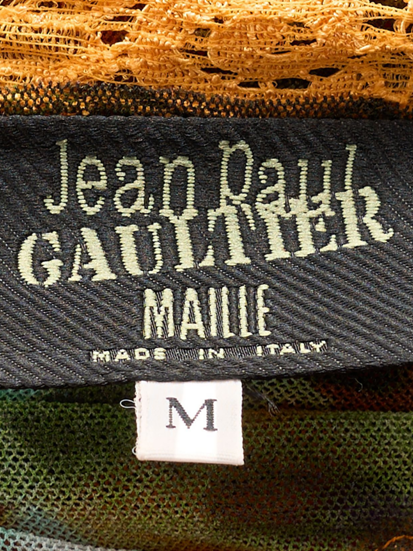 Jean Paul Gaultier SS 2001 Multicoloured Mesh Print Jumpsuit