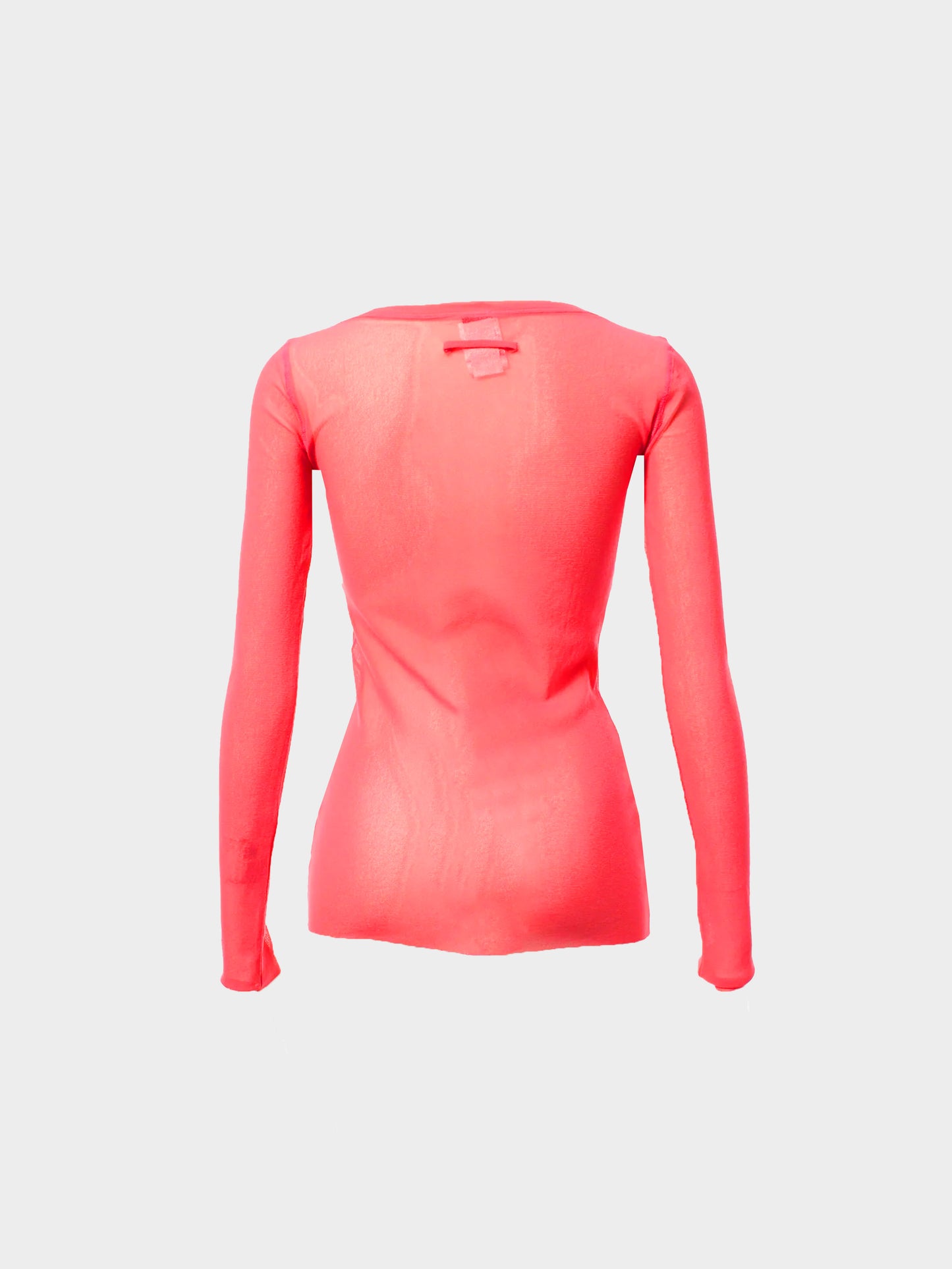 Jean Paul Gaultier 1990s Pink Mesh Top