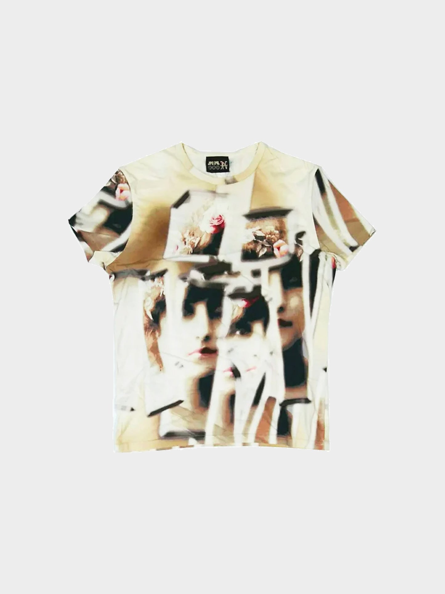 Jean Paul Gaultier 2000s Multi-Faces Beige Shirt
