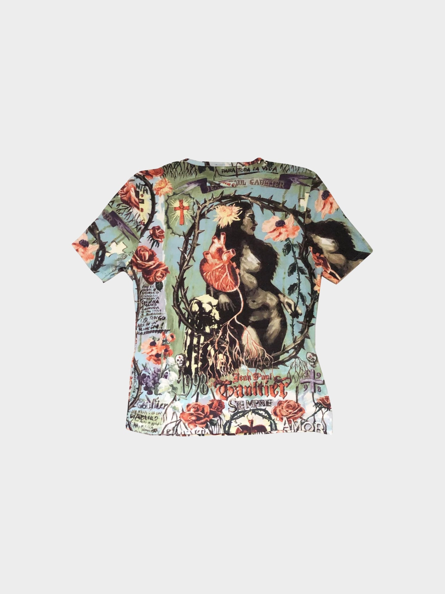Jean Paul Gaultier 1998 Frida Kahlo Shirt