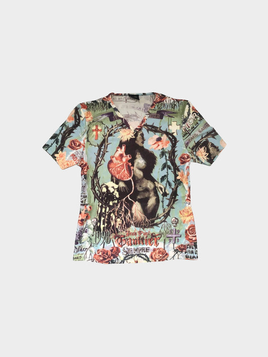 Jean Paul Gaultier 1998 Frida Kahlo Shirt