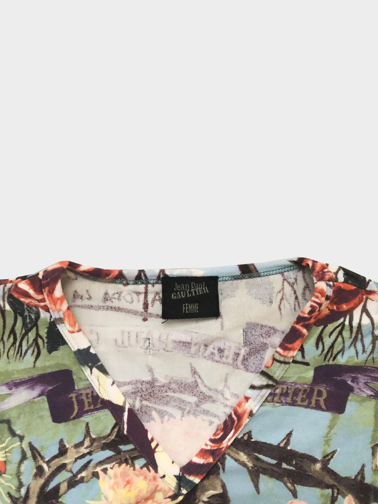 Jean Paul Gaultier 1998 Frida Kahlo Shirt