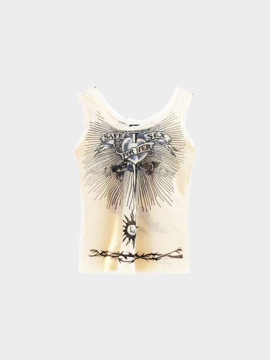 Jean Paul Gaultier 1990s Safe Sex Forever Tank