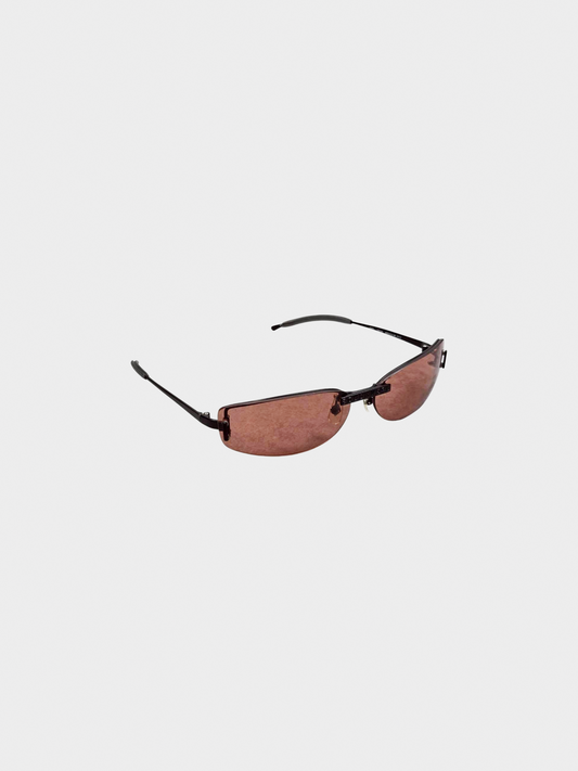Jean Paul Gaultier 2000s Red Tinted Sunglasses