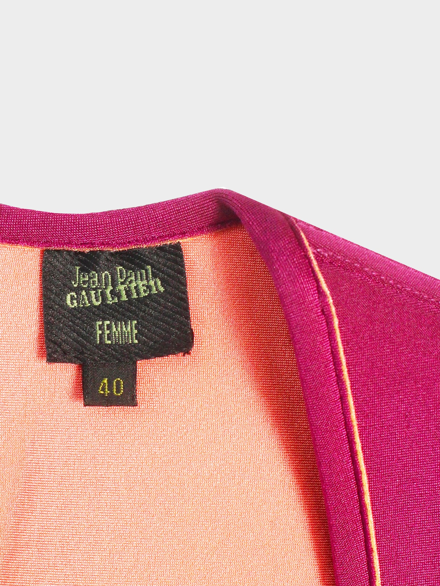 Jean Paul Gaultier Late 1990s Magenta Corset Dress