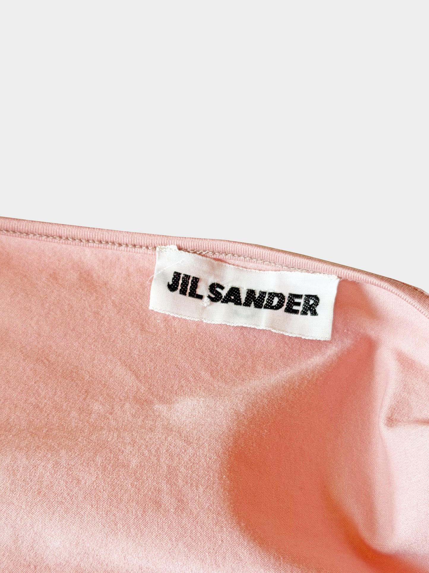 Jil Sander 2000s Pink Viscose Halter Neck Top