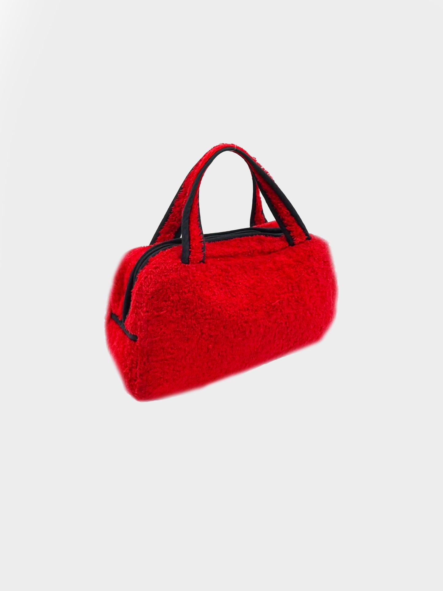 Christian Dior 2000s J'Adore Dior Red Terrycloth Bag