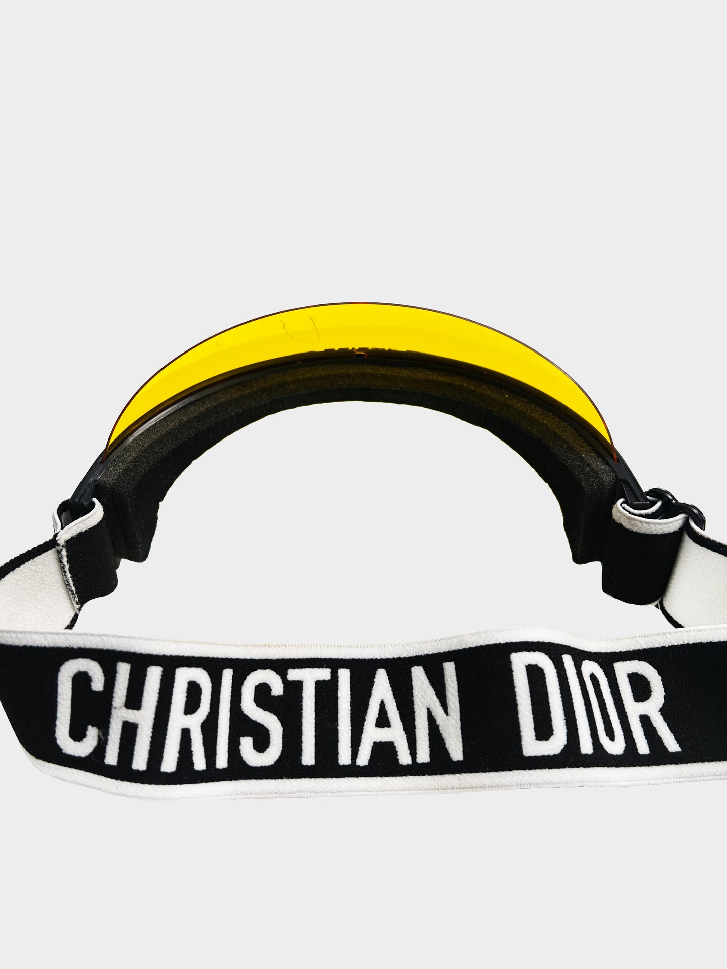 Christian Dior SS 2018 Yellow J'Dior Retro Visor Sunglasses