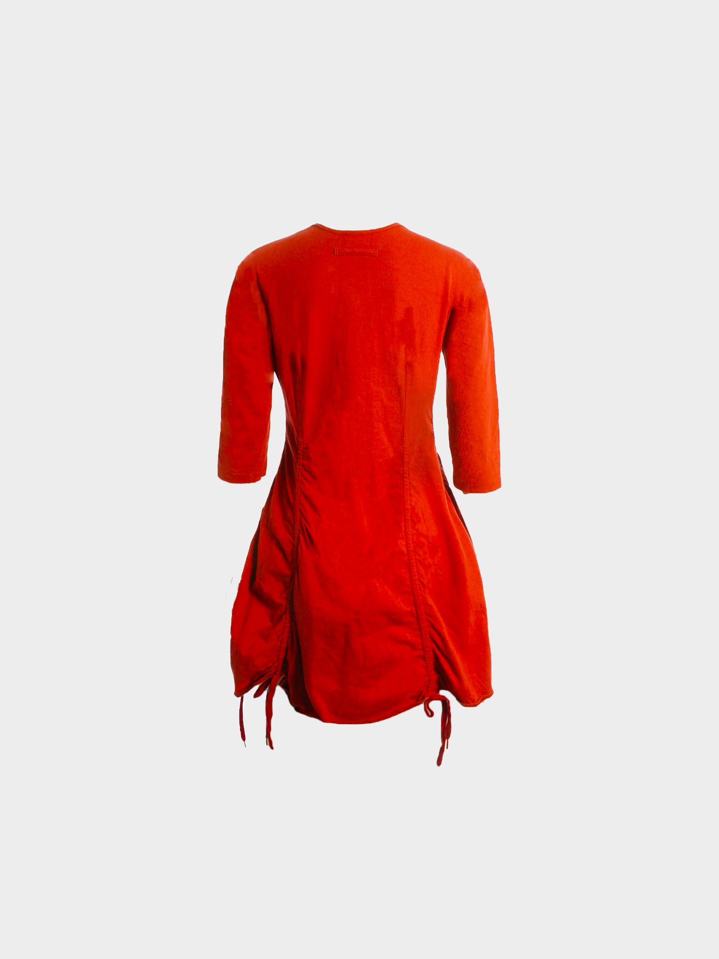 Jean Paul Gaultier 1990s Red Drawstring Dress