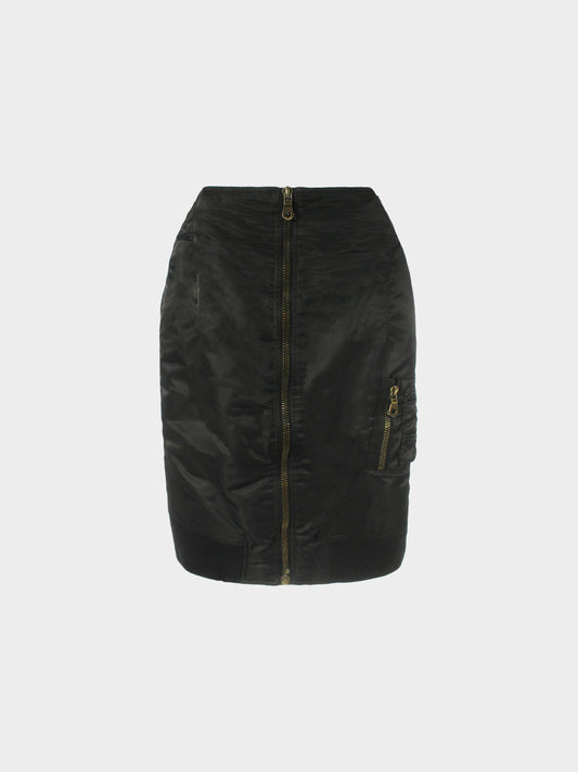 Jean Paul Gaultier 1990s Junior Gaultier Zip Pencil Skirt