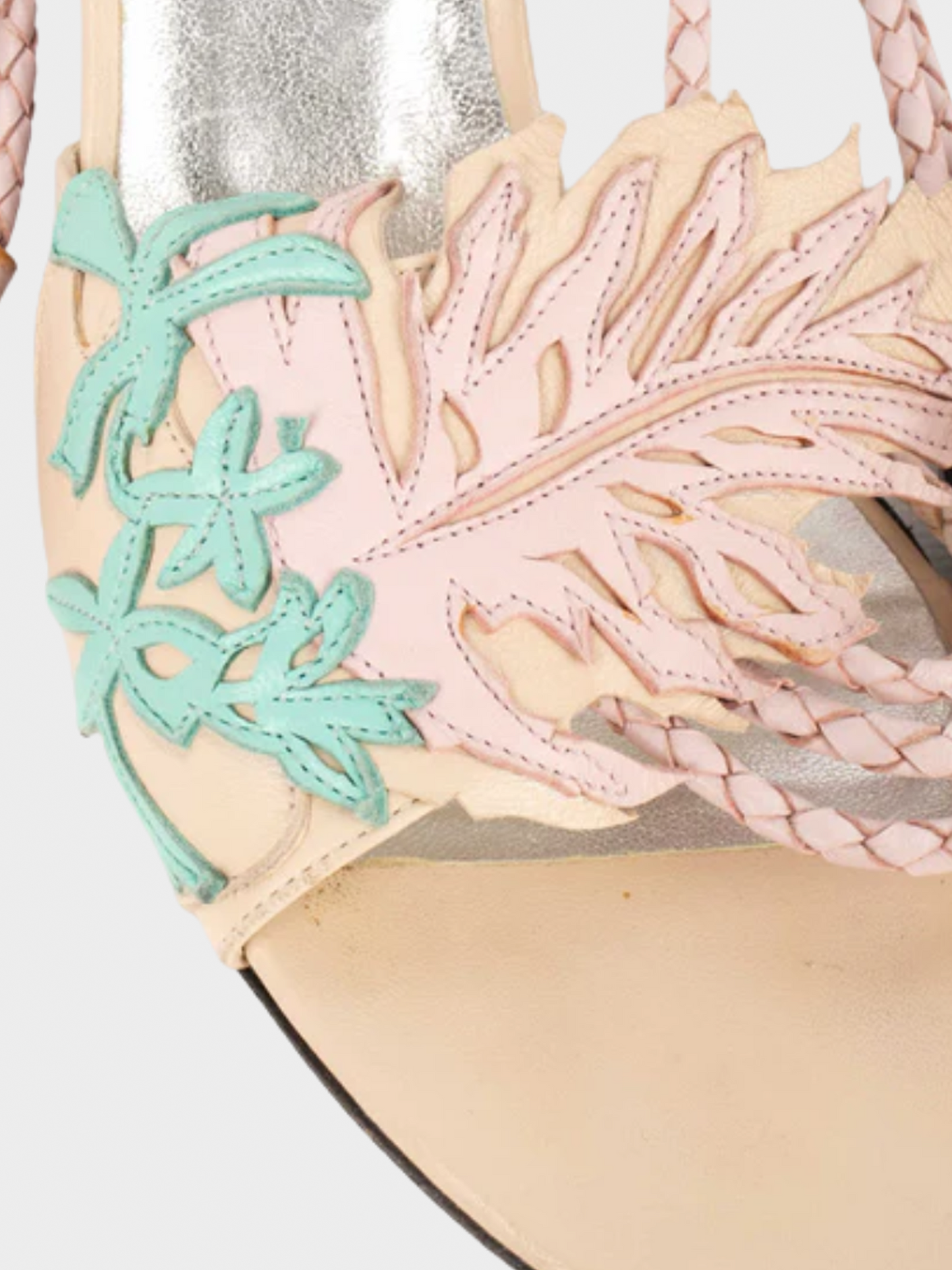 Christian Lacroix 2000s Floral Kitten Heels
