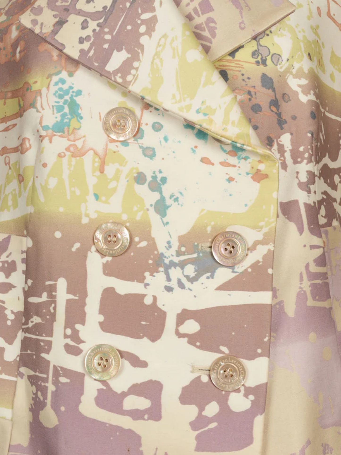 Christian Lacroix 1990s Multicoloured Printed Blazer