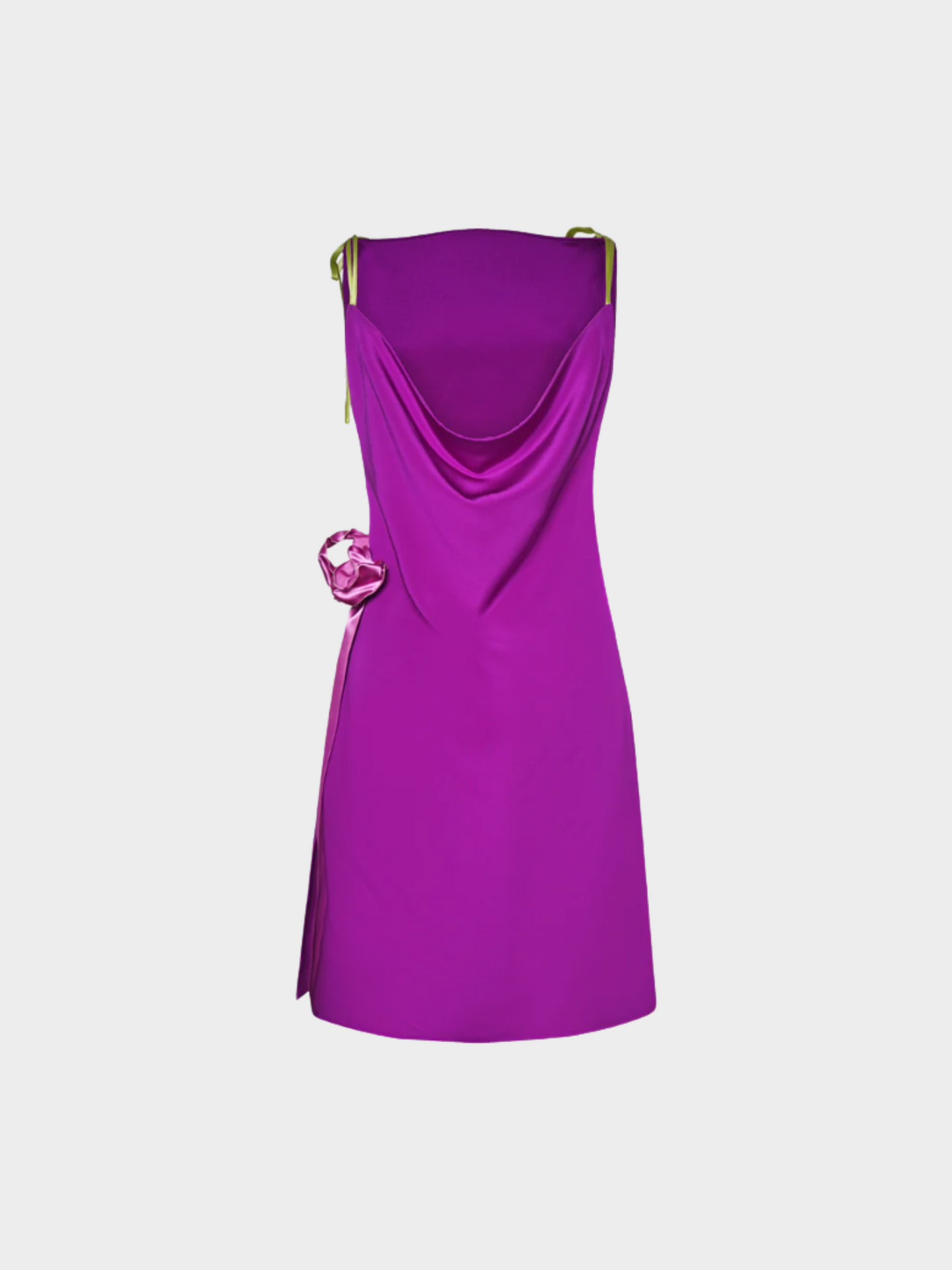 Christian Lacroix SS 2004 Haute Couture Purple Mini Dress