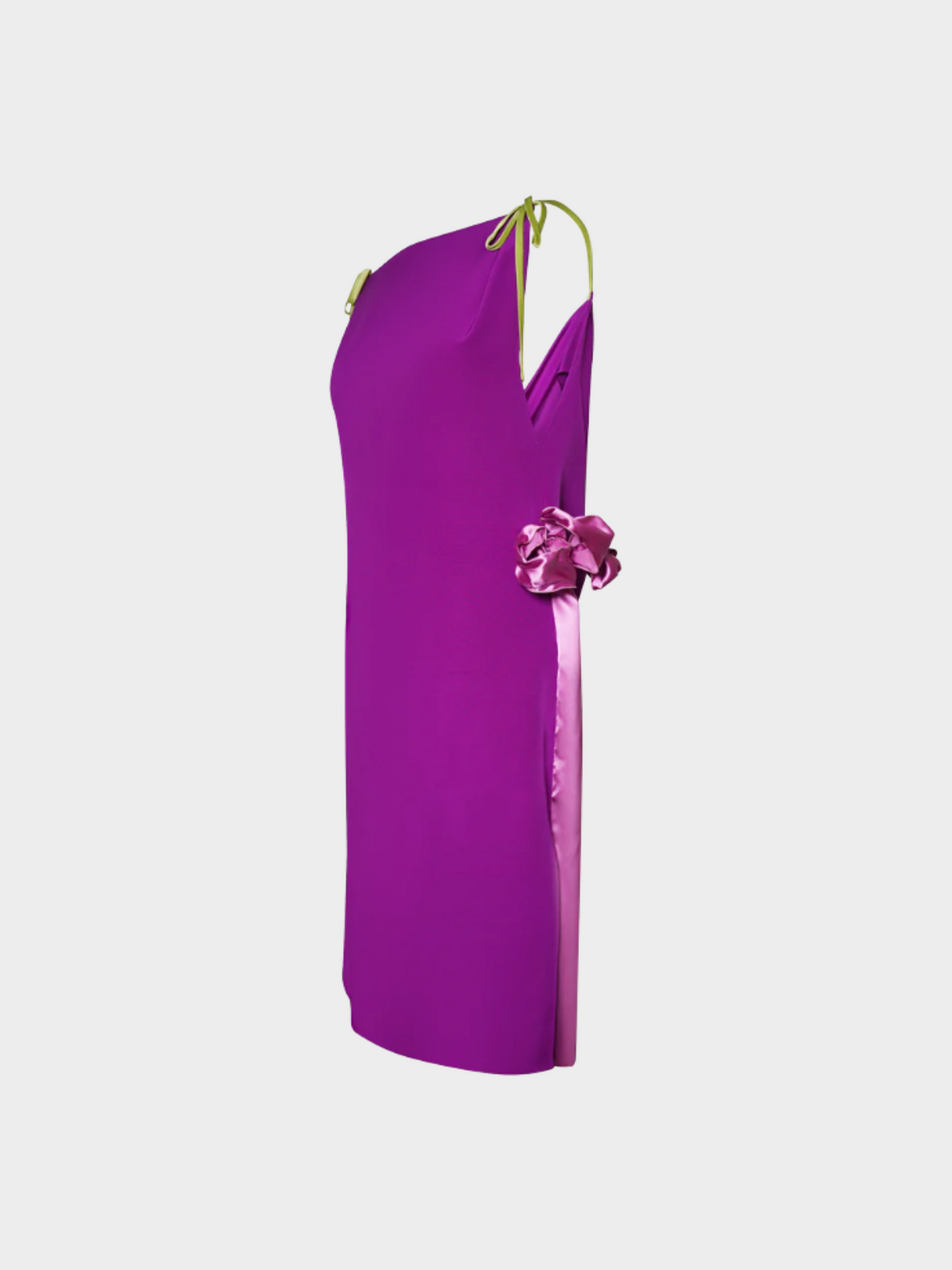 Christian Lacroix SS 2004 Haute Couture Purple Mini Dress